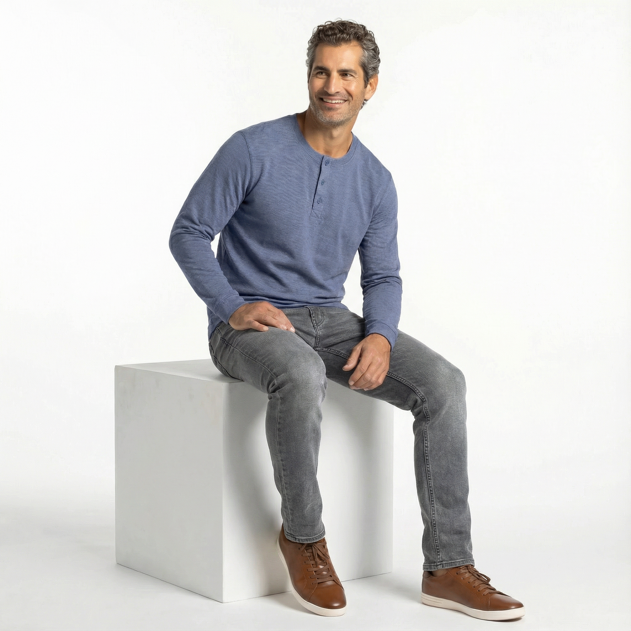 Slate Grey Hudson Light Stretch Jeans
