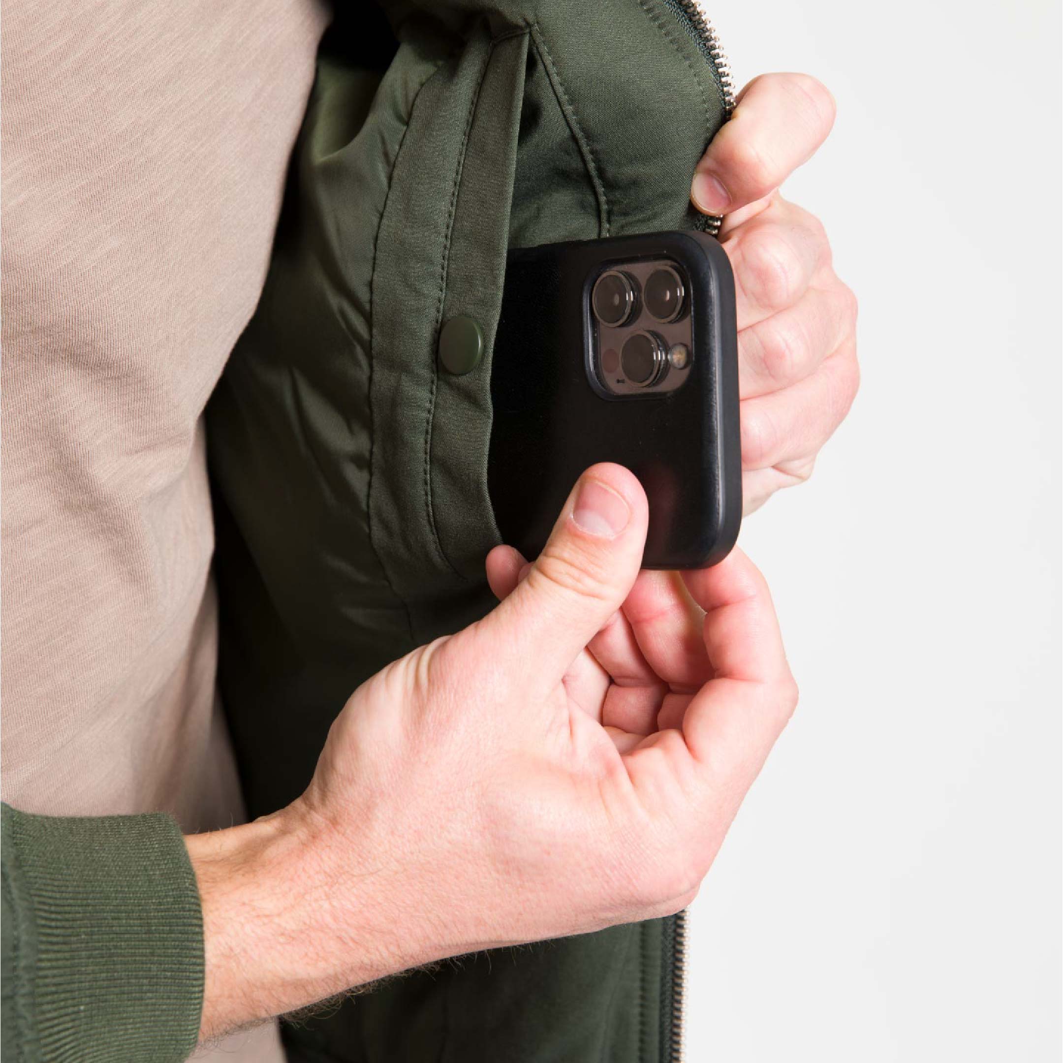 Dark Green Bomber Jacket