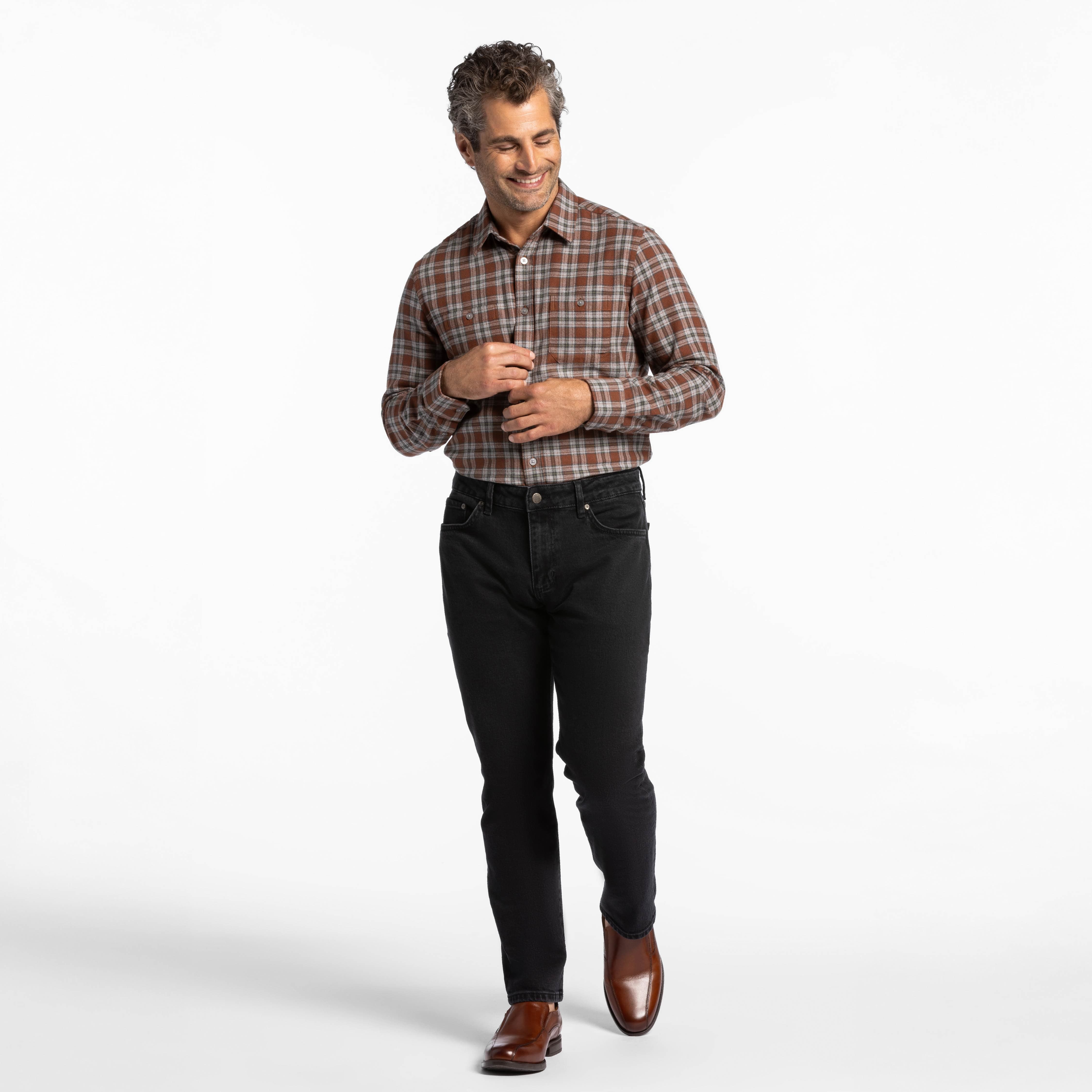 Washed Black Bull Denim Jeans