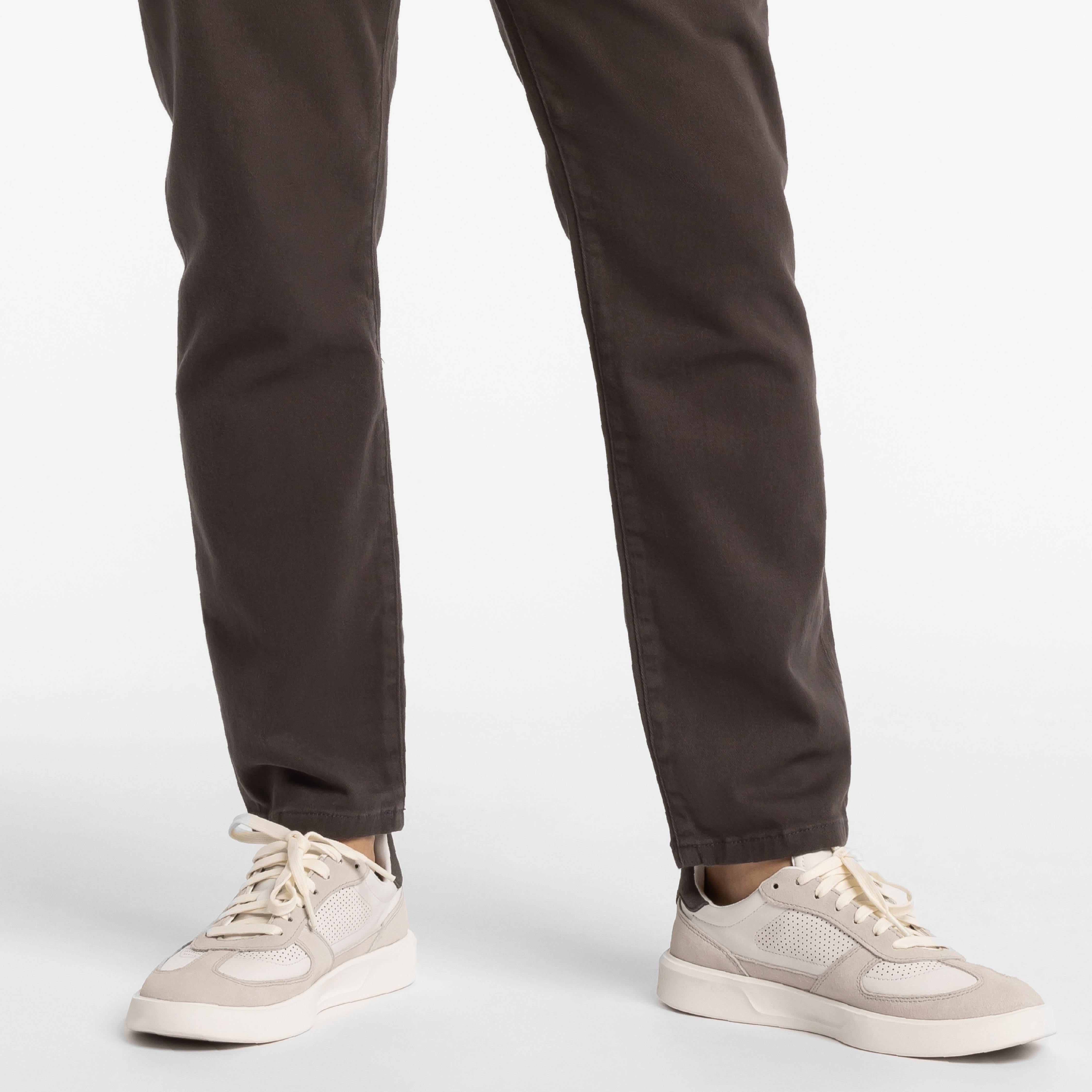 Charcoal Washed Stretch Chino