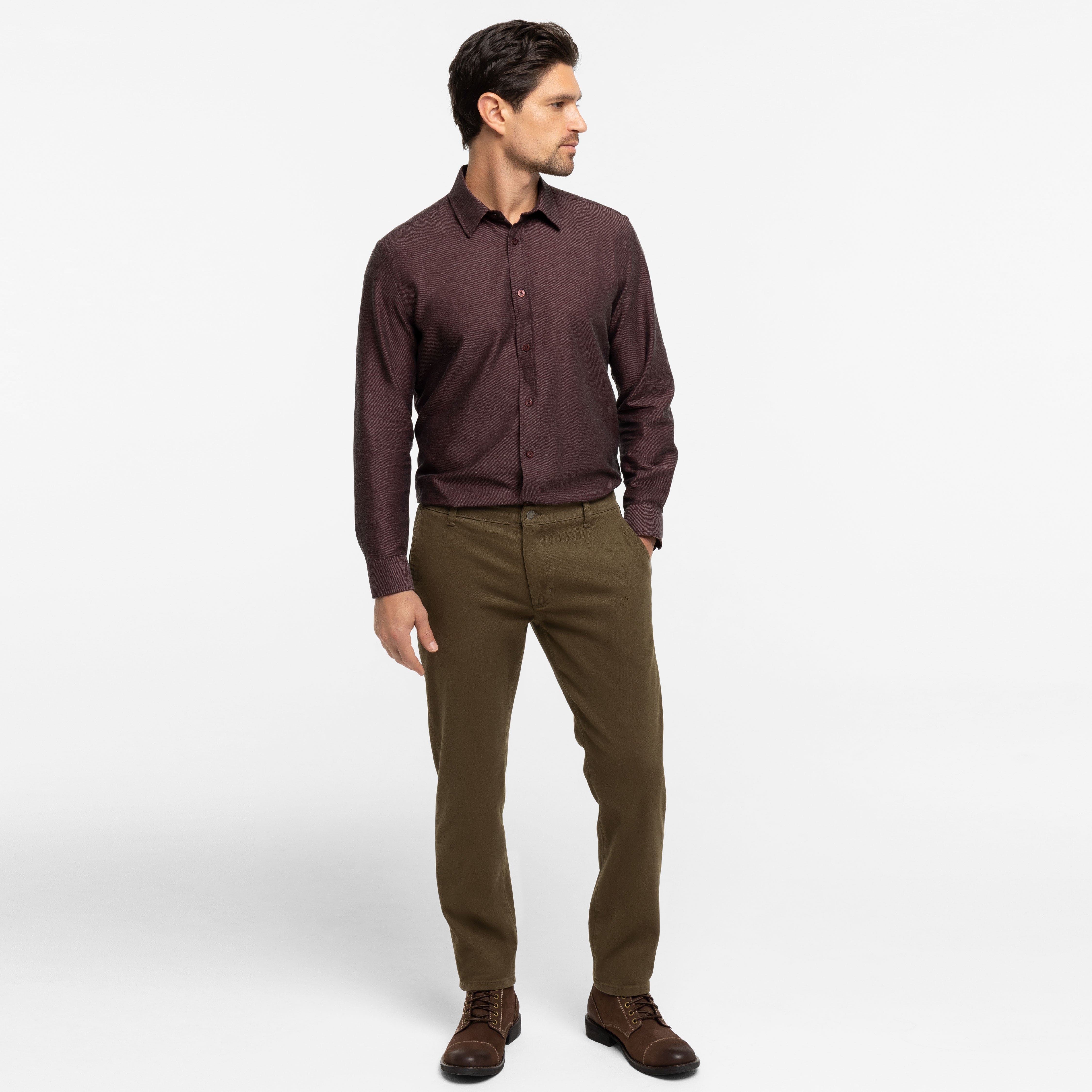 Espresso Washed Stretch Chino