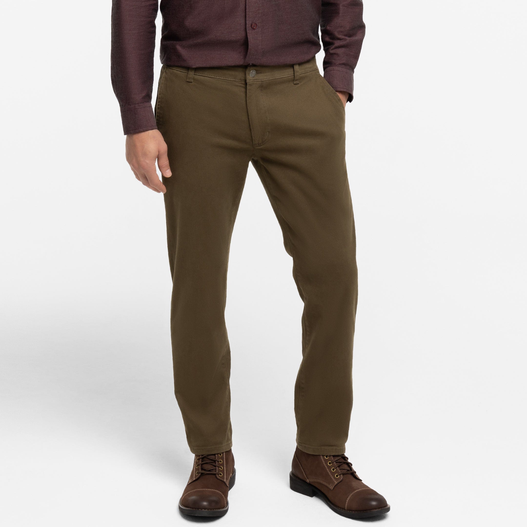 Espresso Washed Stretch Chino