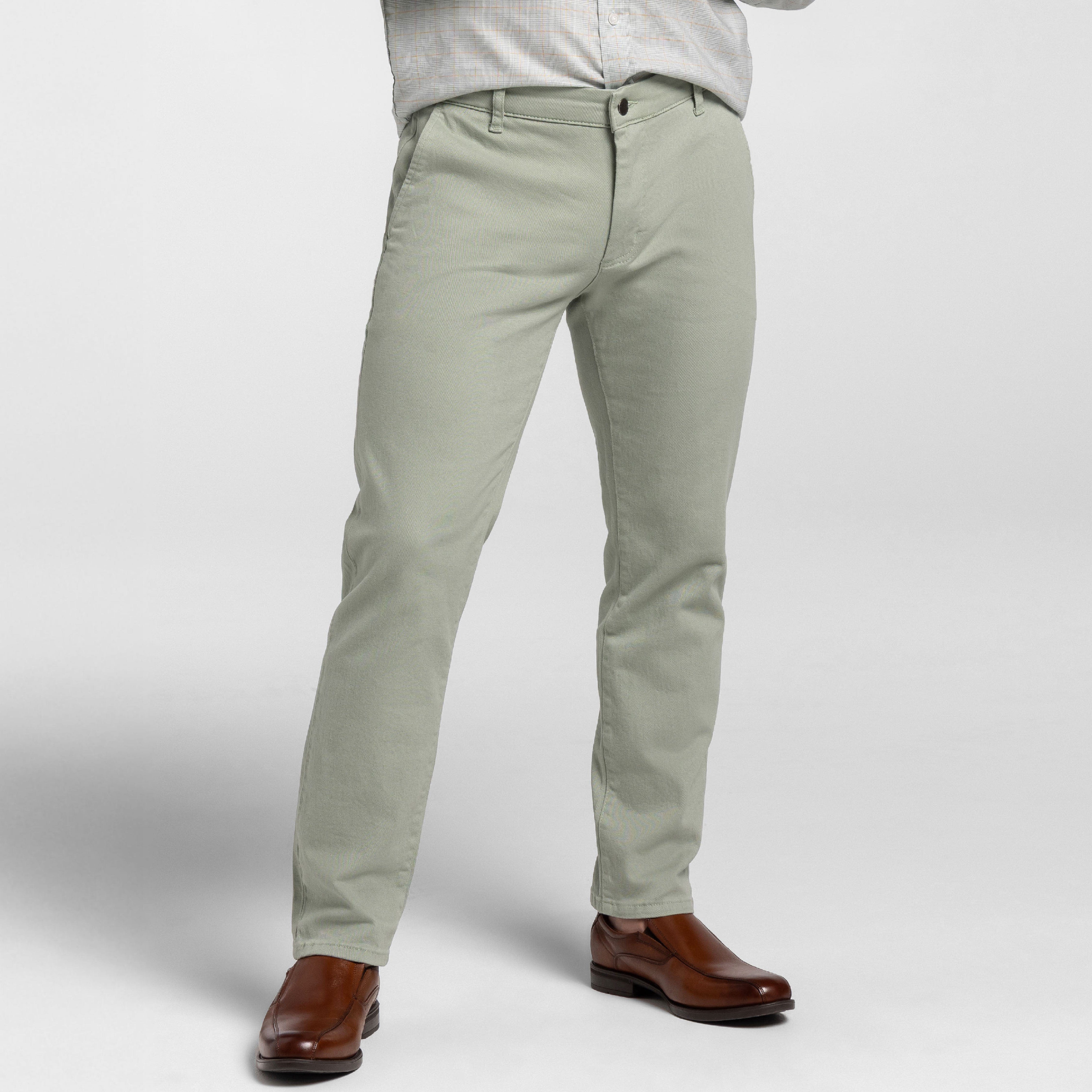 Green Slate Washed Stretch Chino