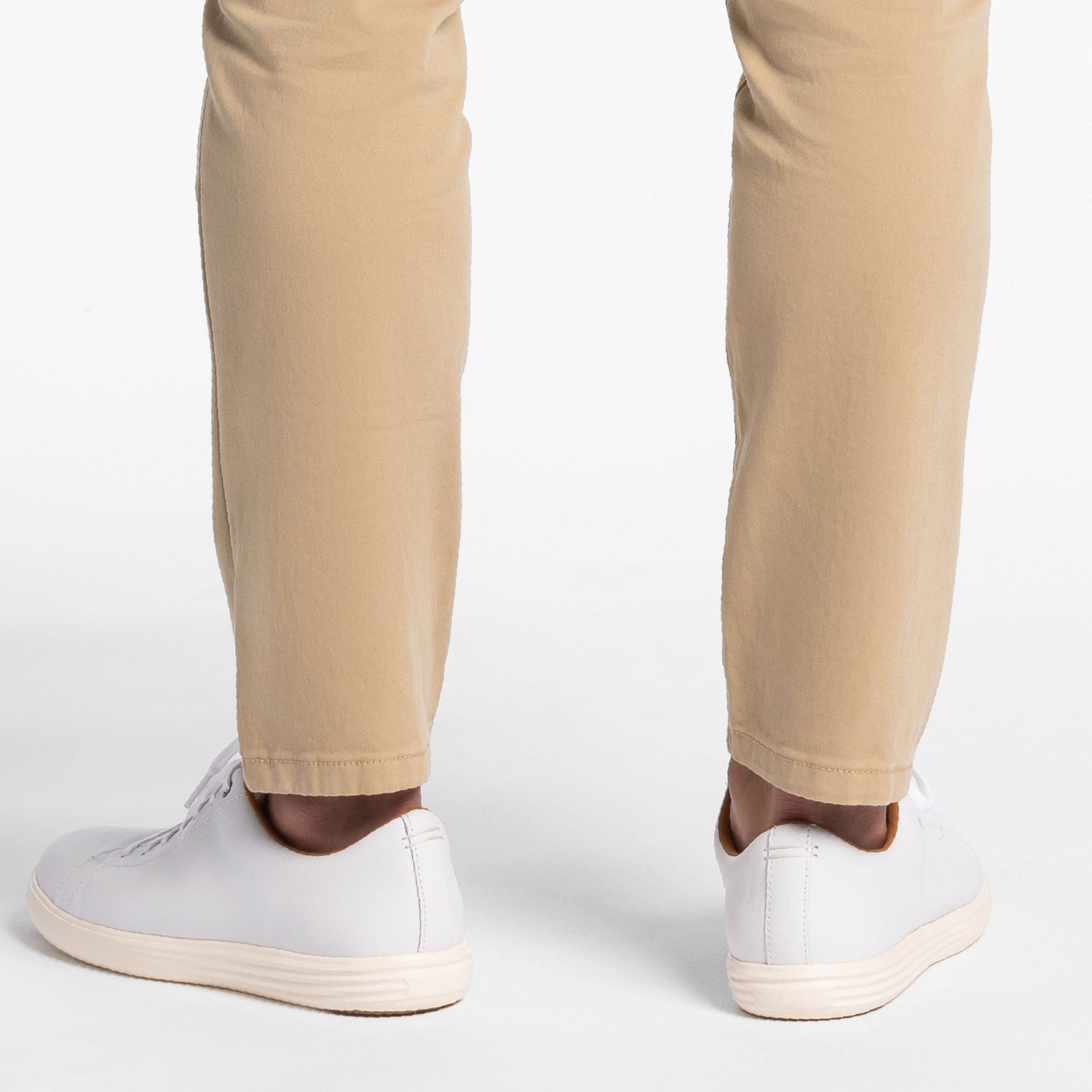 Khaki Washed Stretch Chino