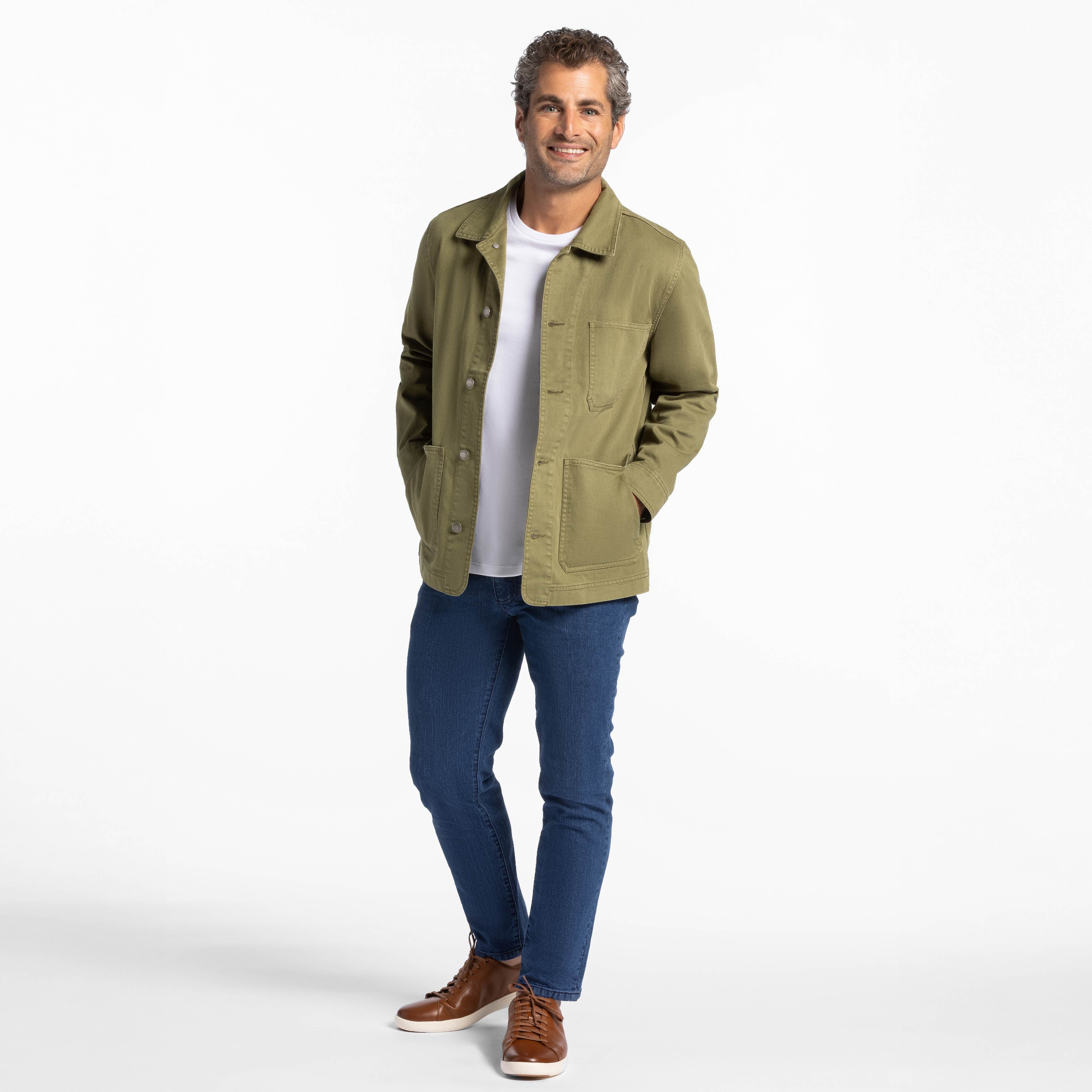 Olive Chore Jacket