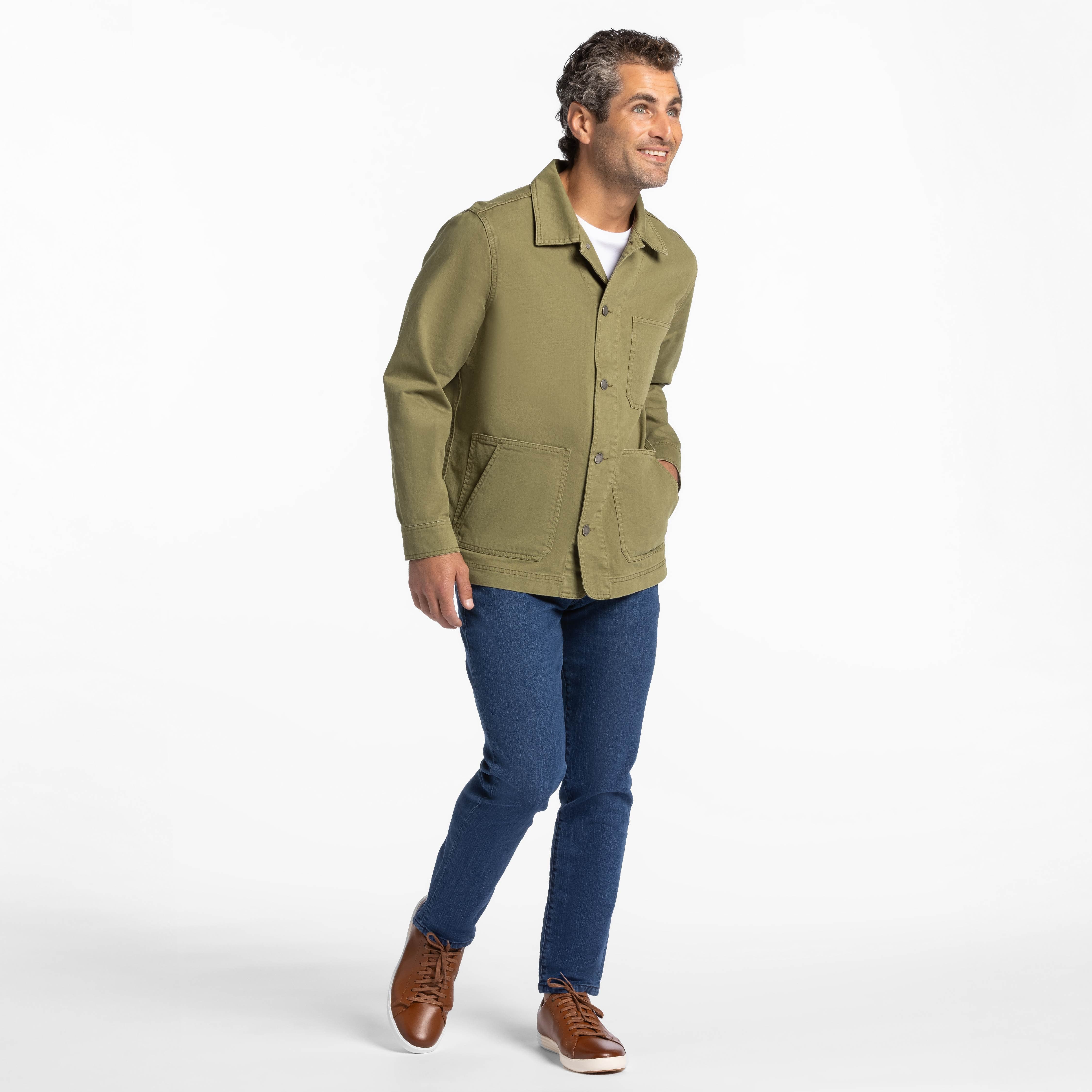 Olive Chore Jacket
