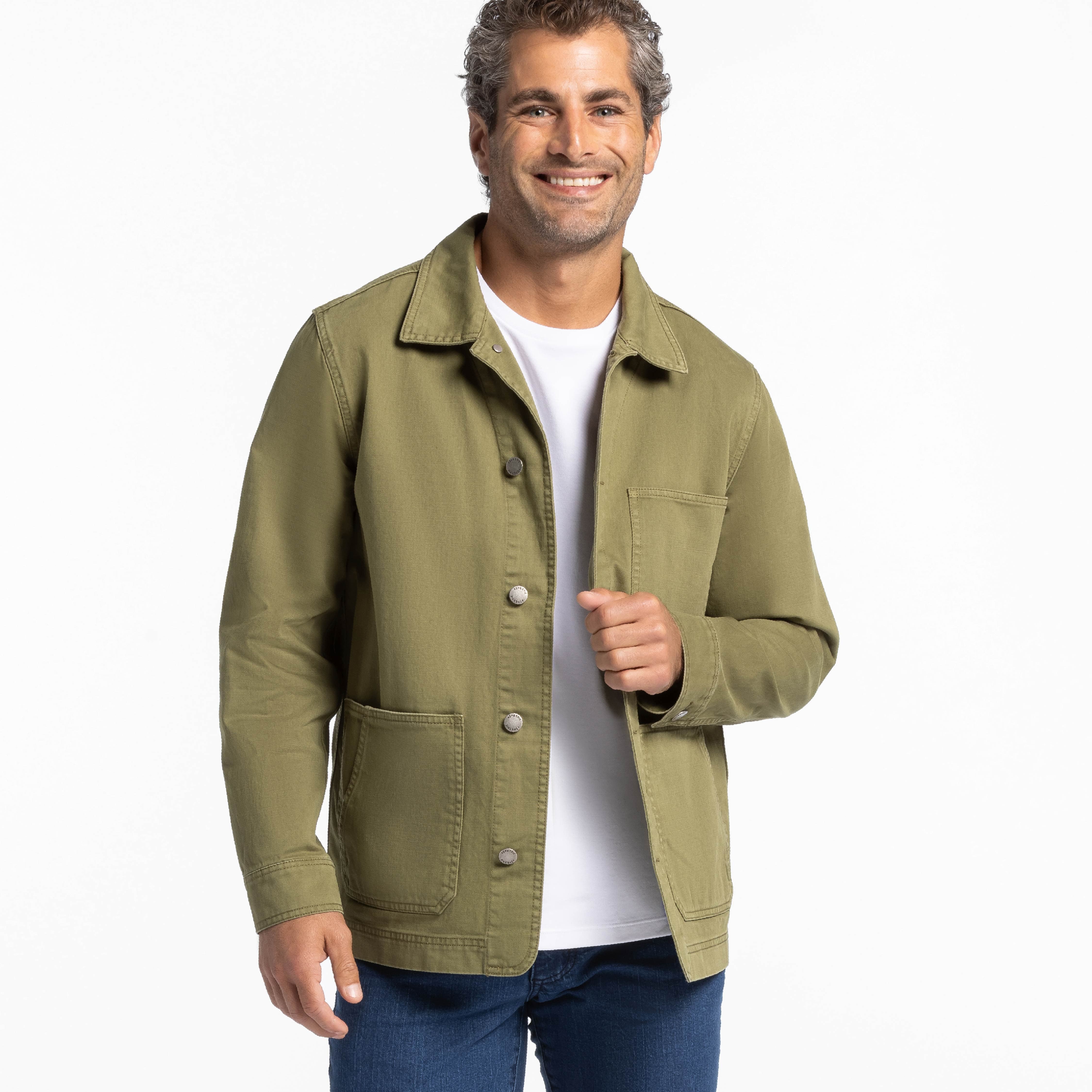 Olive Chore Jacket
