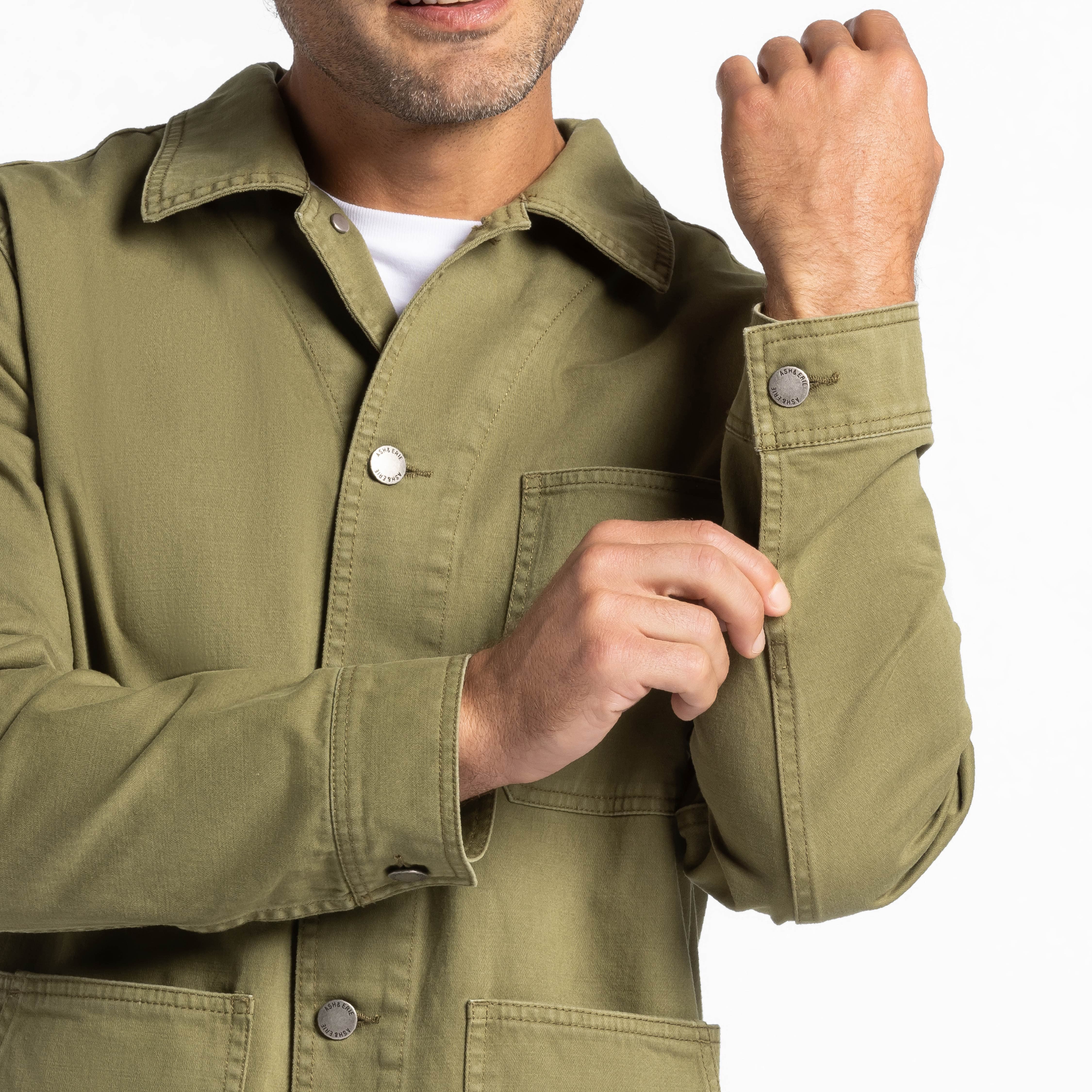 Olive Chore Jacket