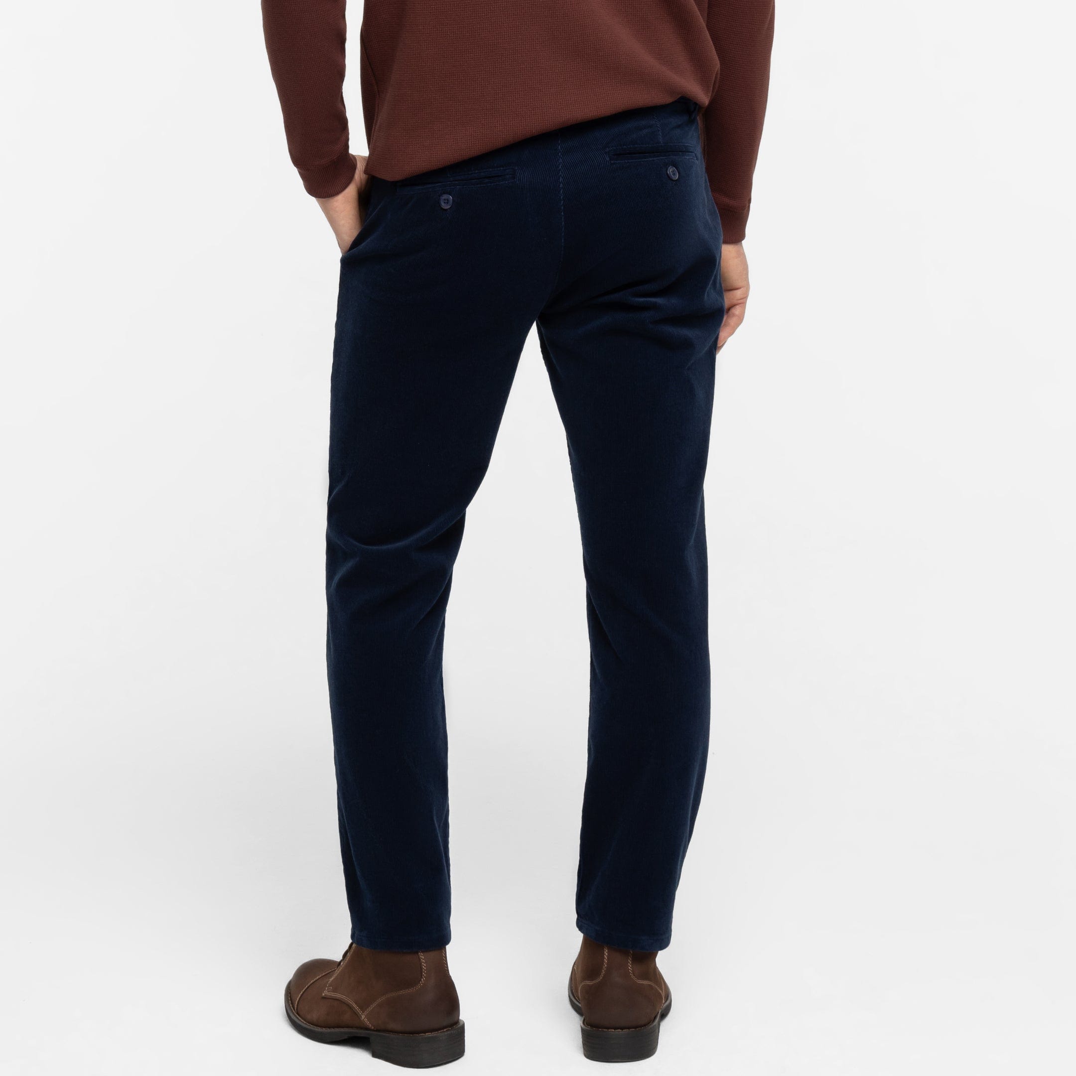Navy Corduroy Chino