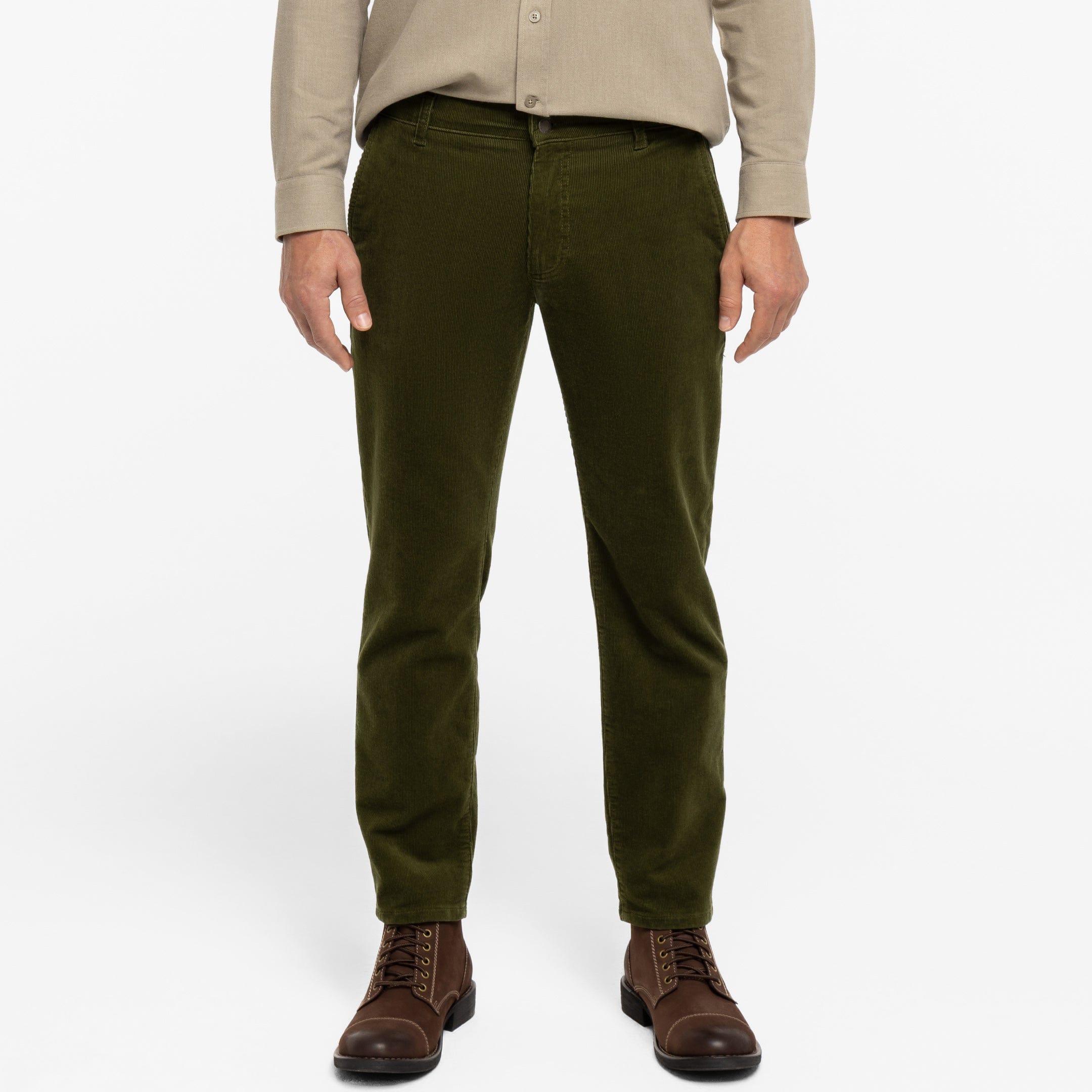 Olive Corduroy Chino