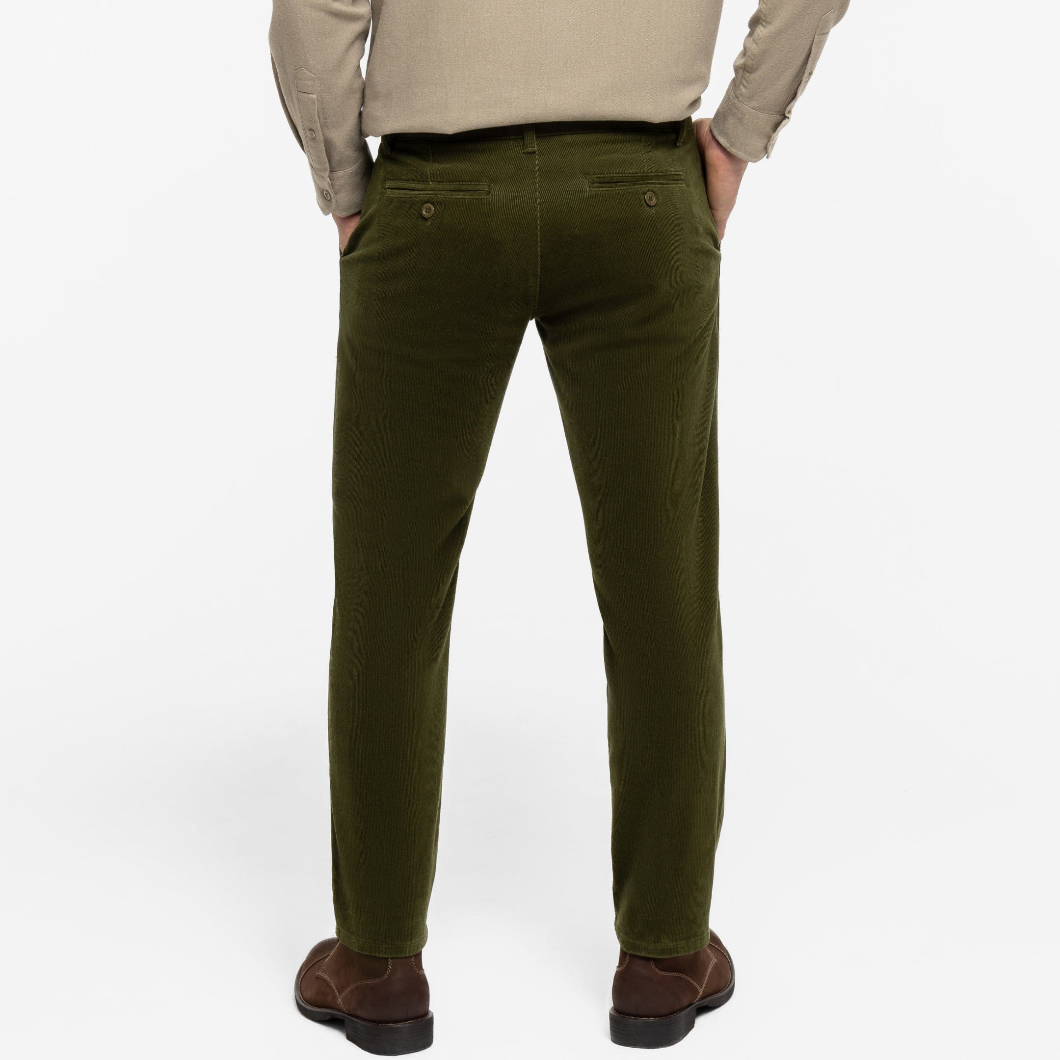 Olive Corduroy Chino