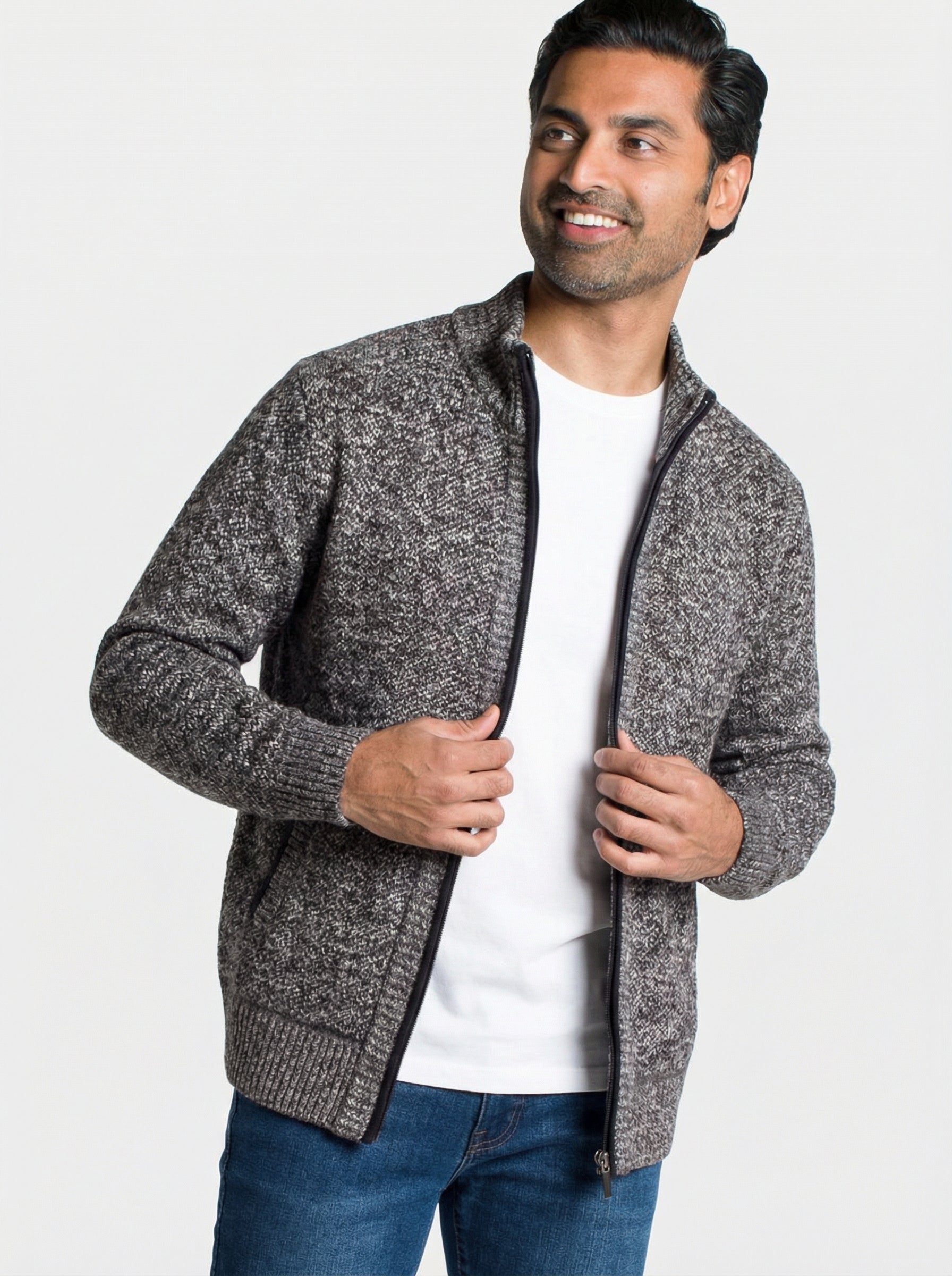 Classic Zip Cardigan