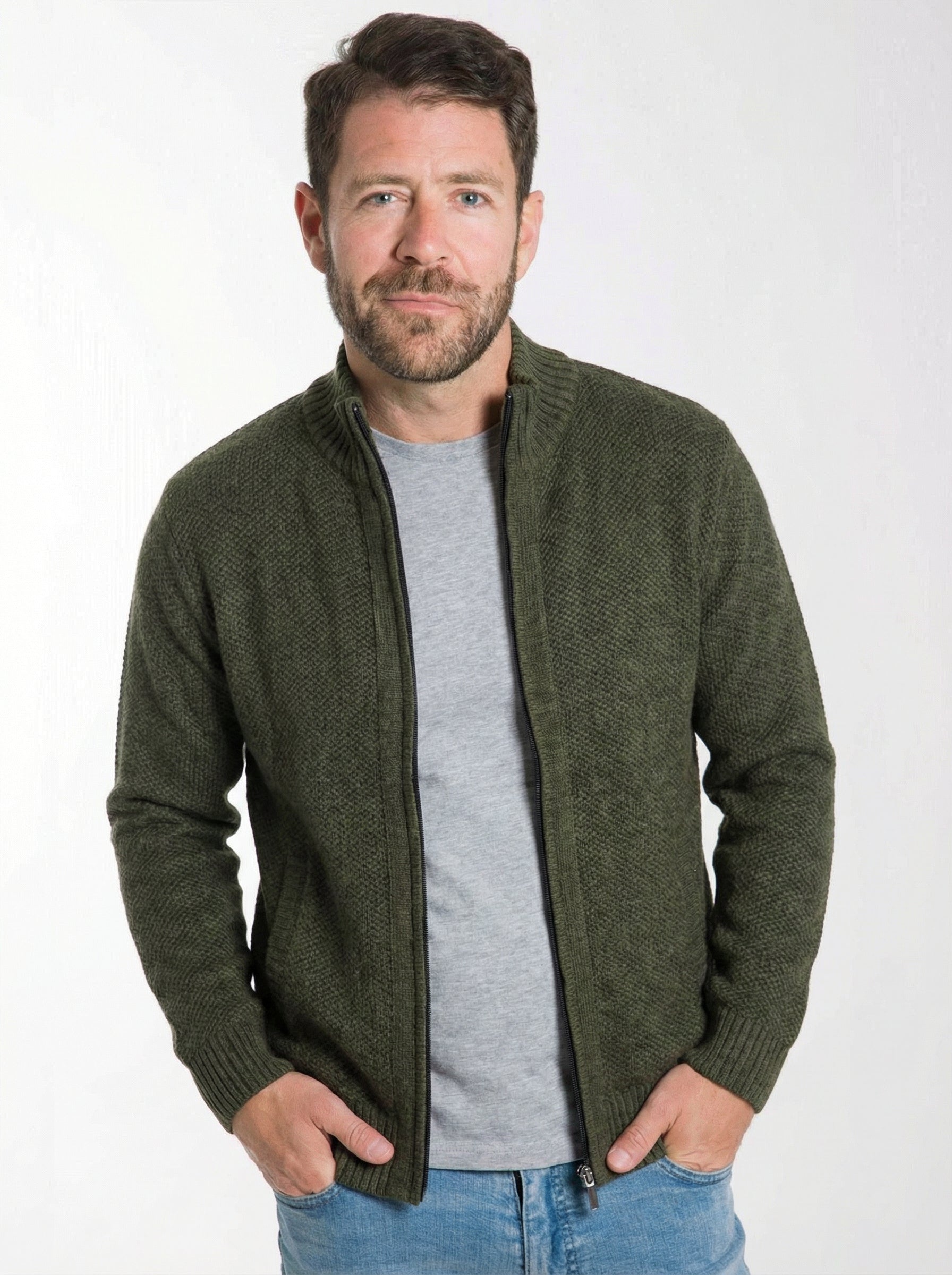 Classic Zip Cardigan