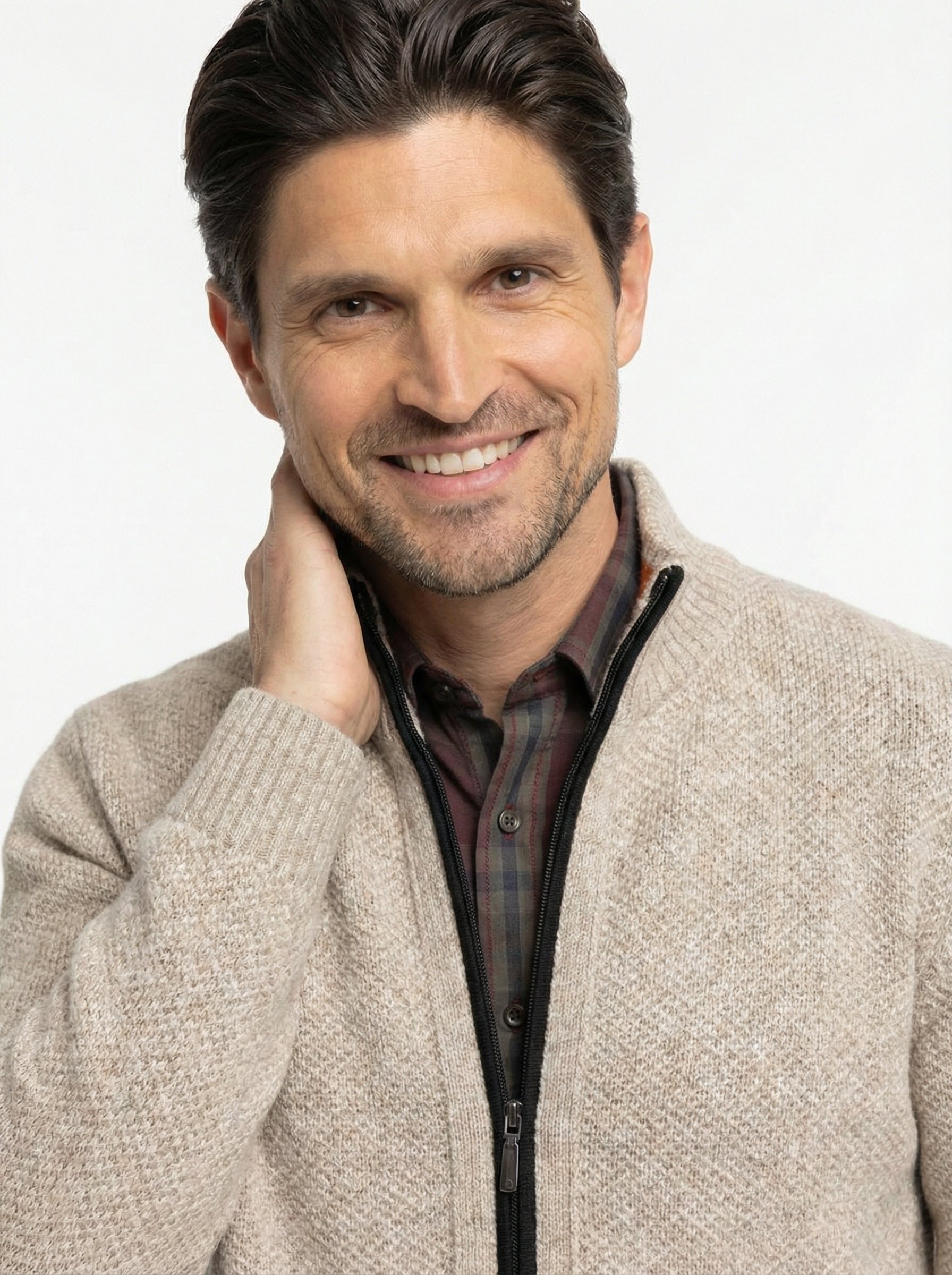 Classic Zip Cardigan