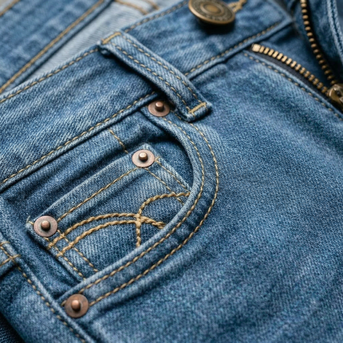 Full Ridge Jean - Light Blue