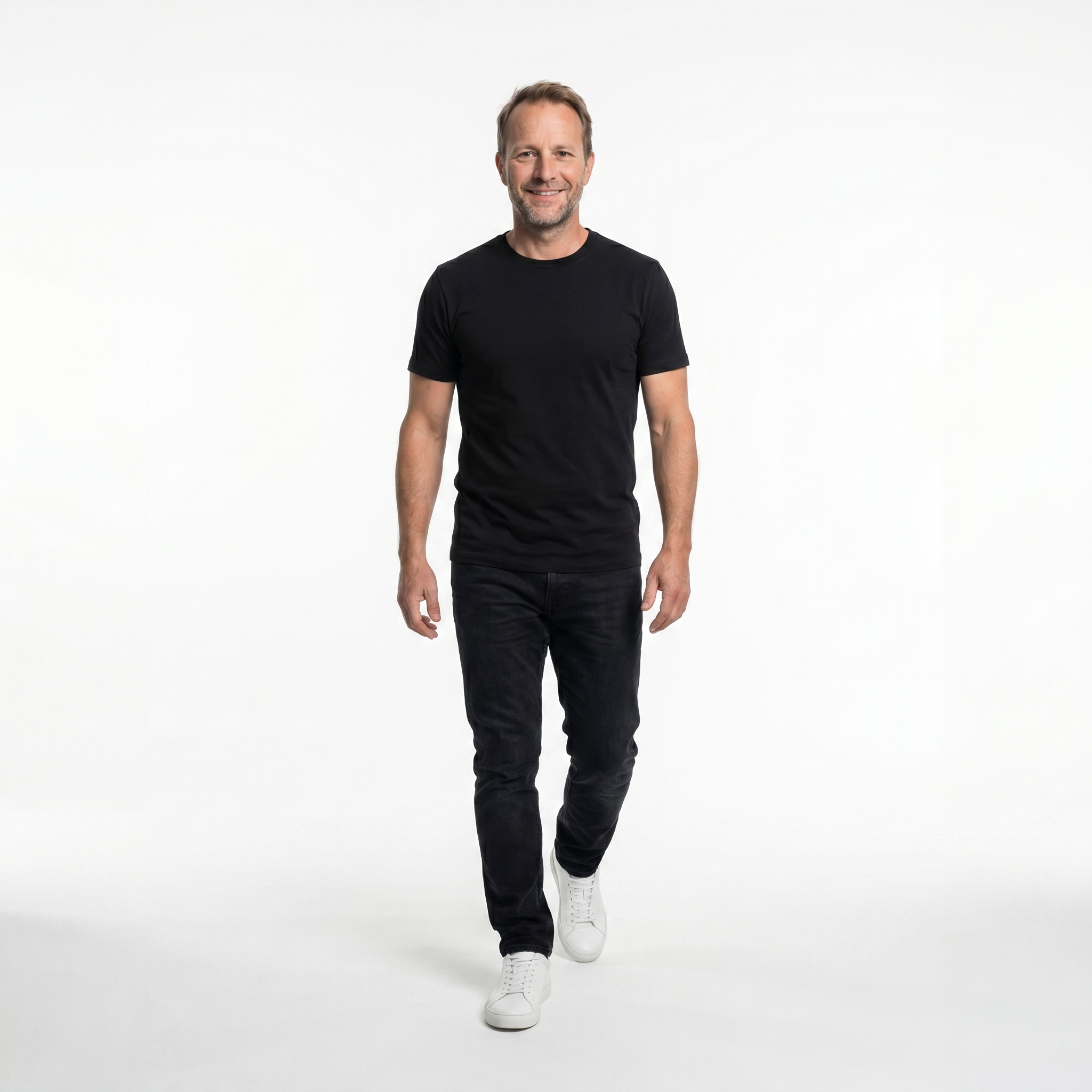 Premium Cotton Tee - Black