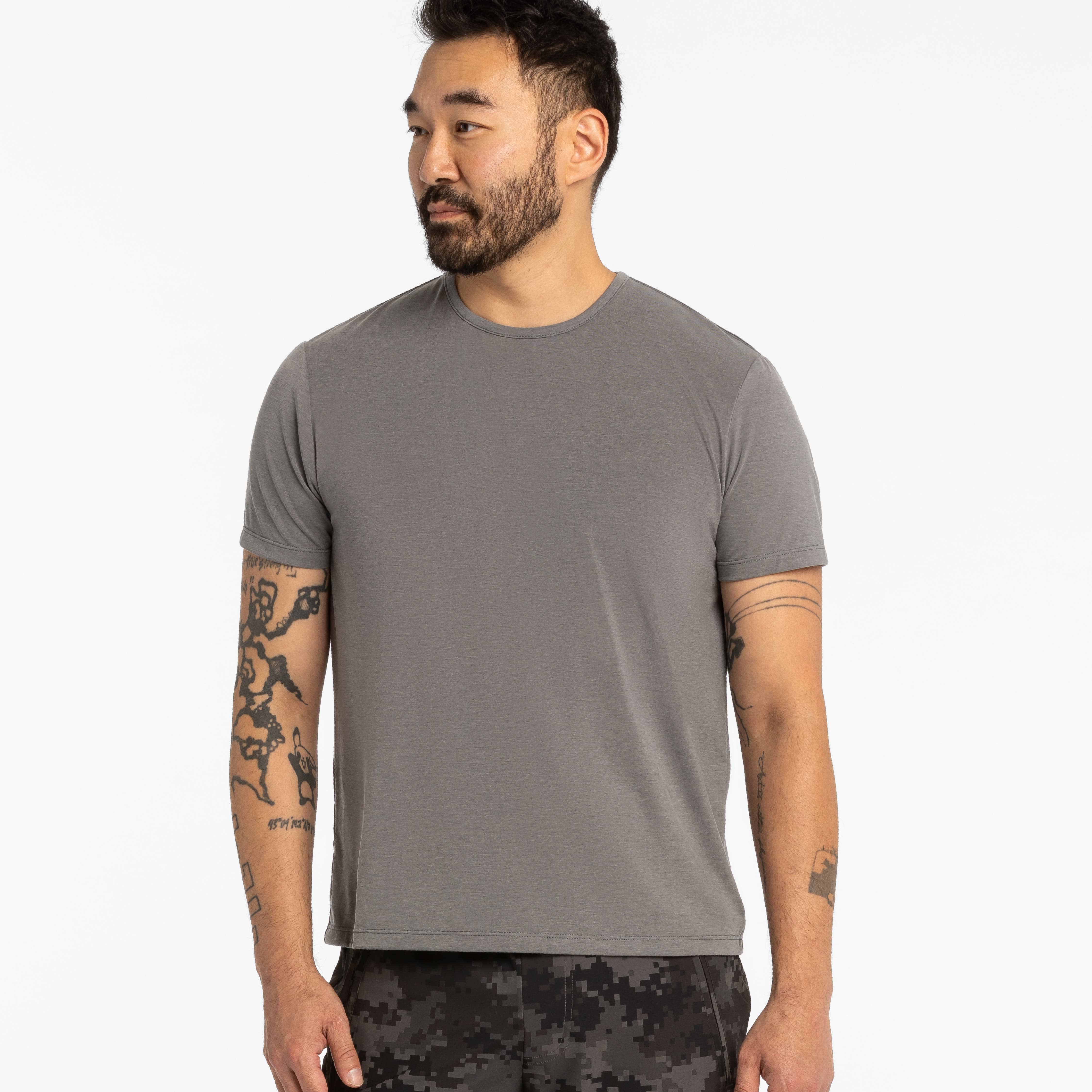 Grey Hybrid Tee