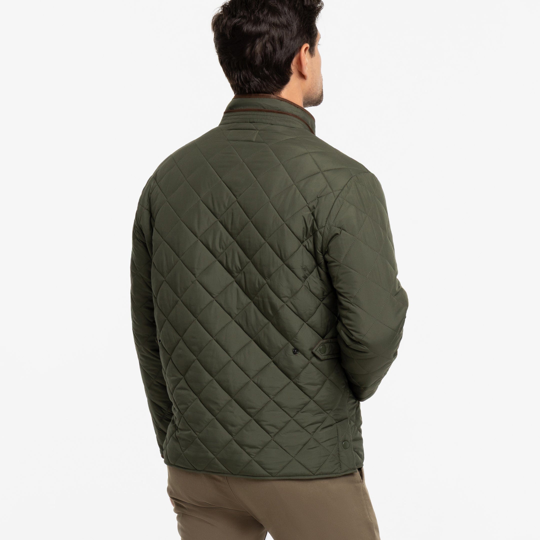 Army Green Quilted Jacket