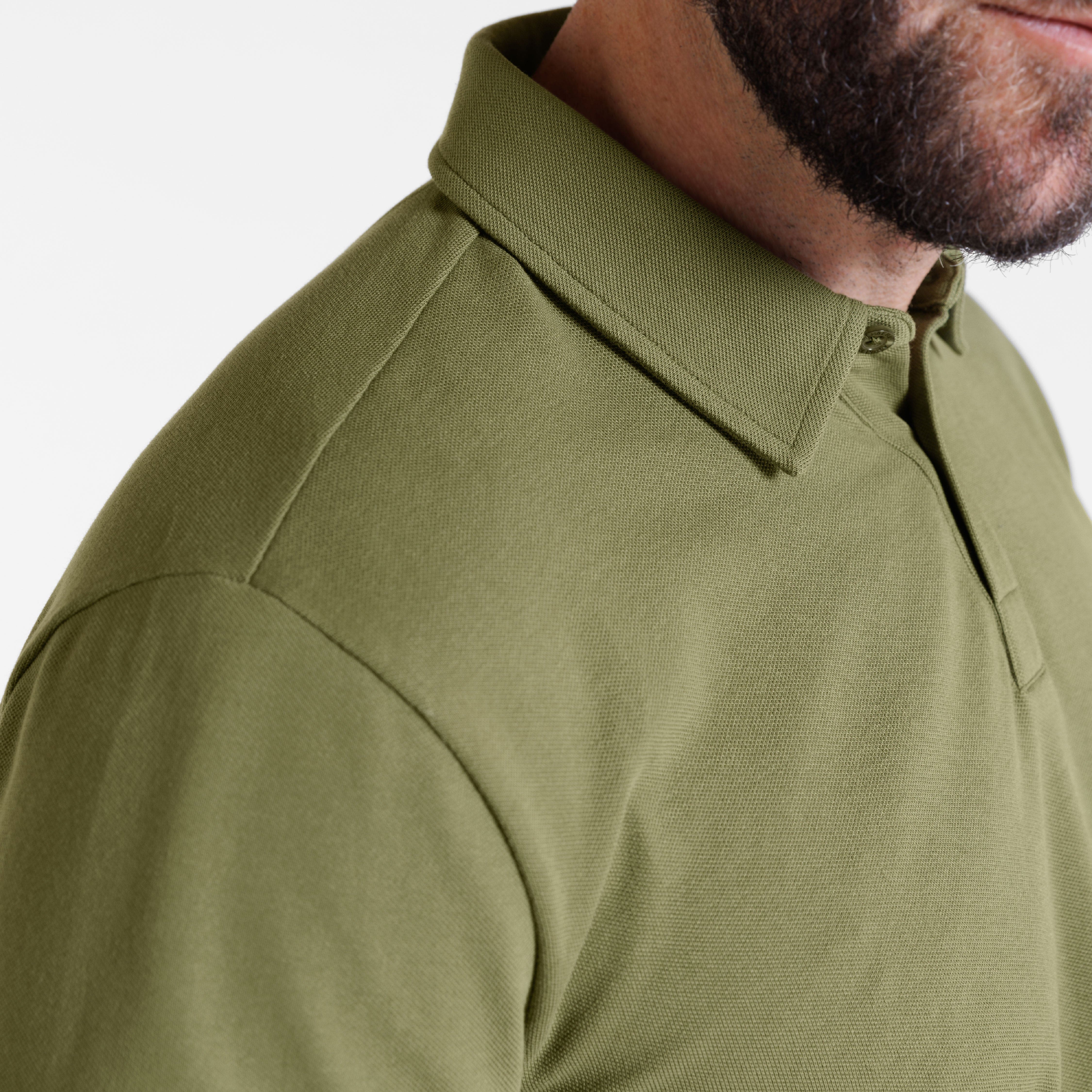 Army Green Pique Daily Polo