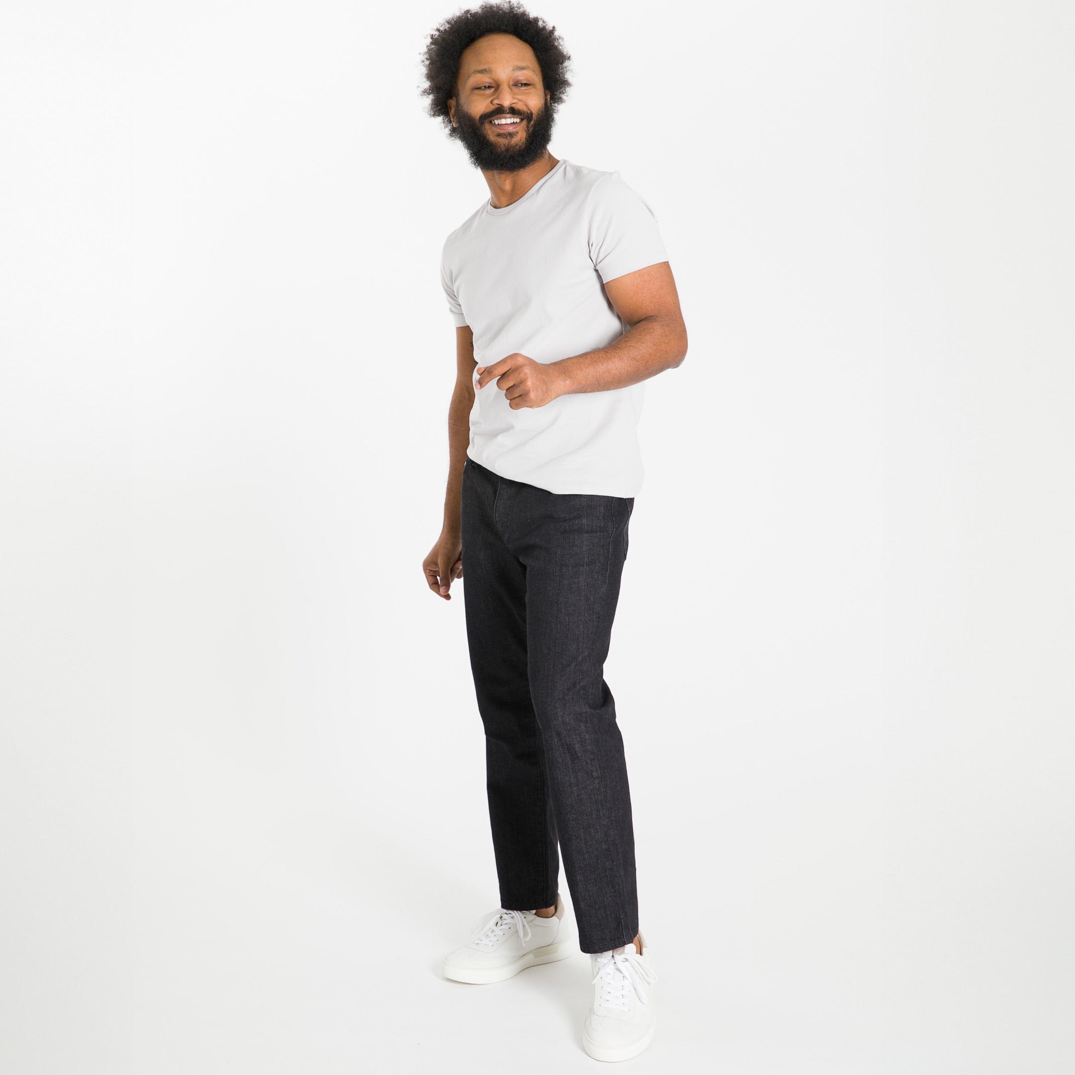 Straight Fit Asphalt Wash Explorer Jeans