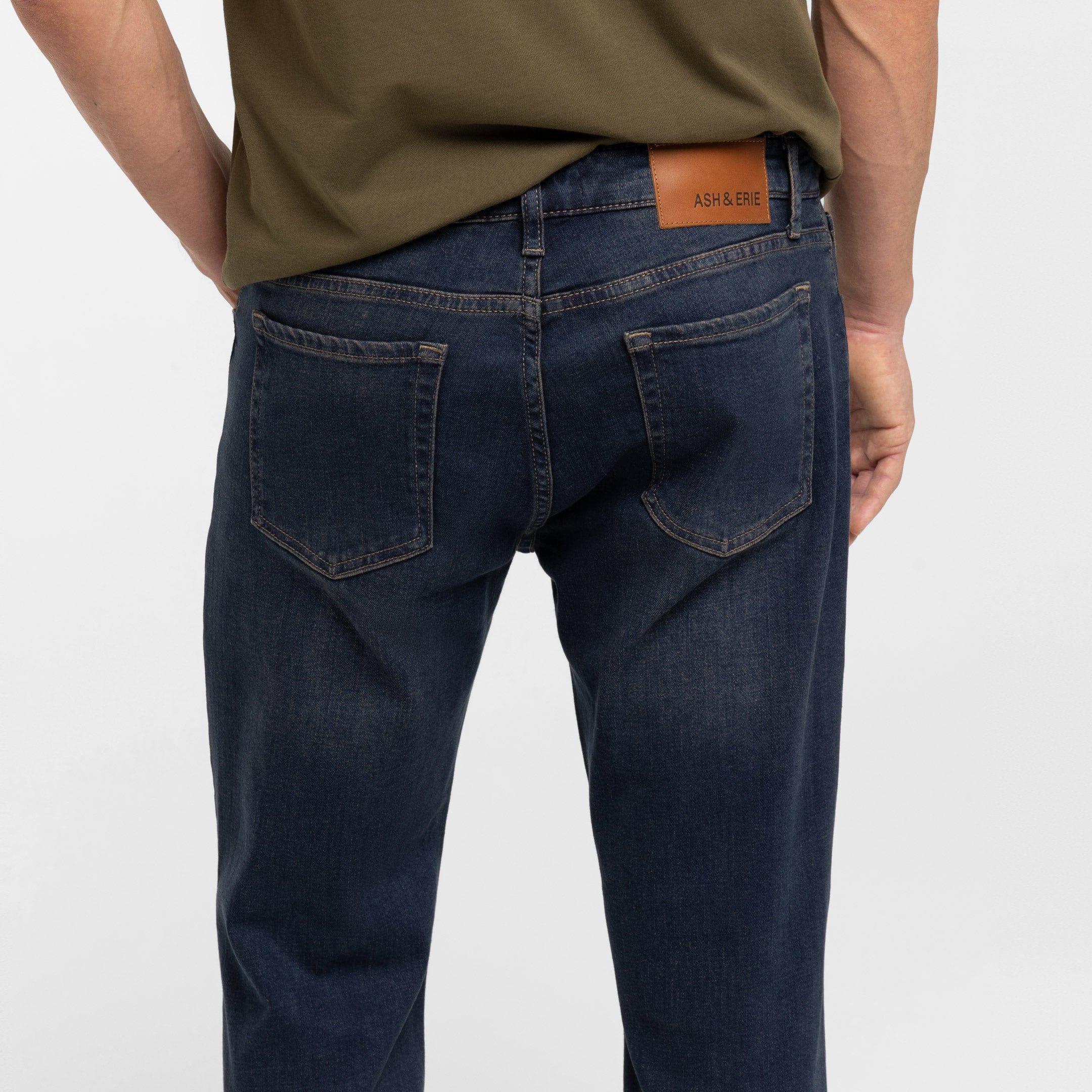 Straight Fit Dark Wash Midtown Jeans