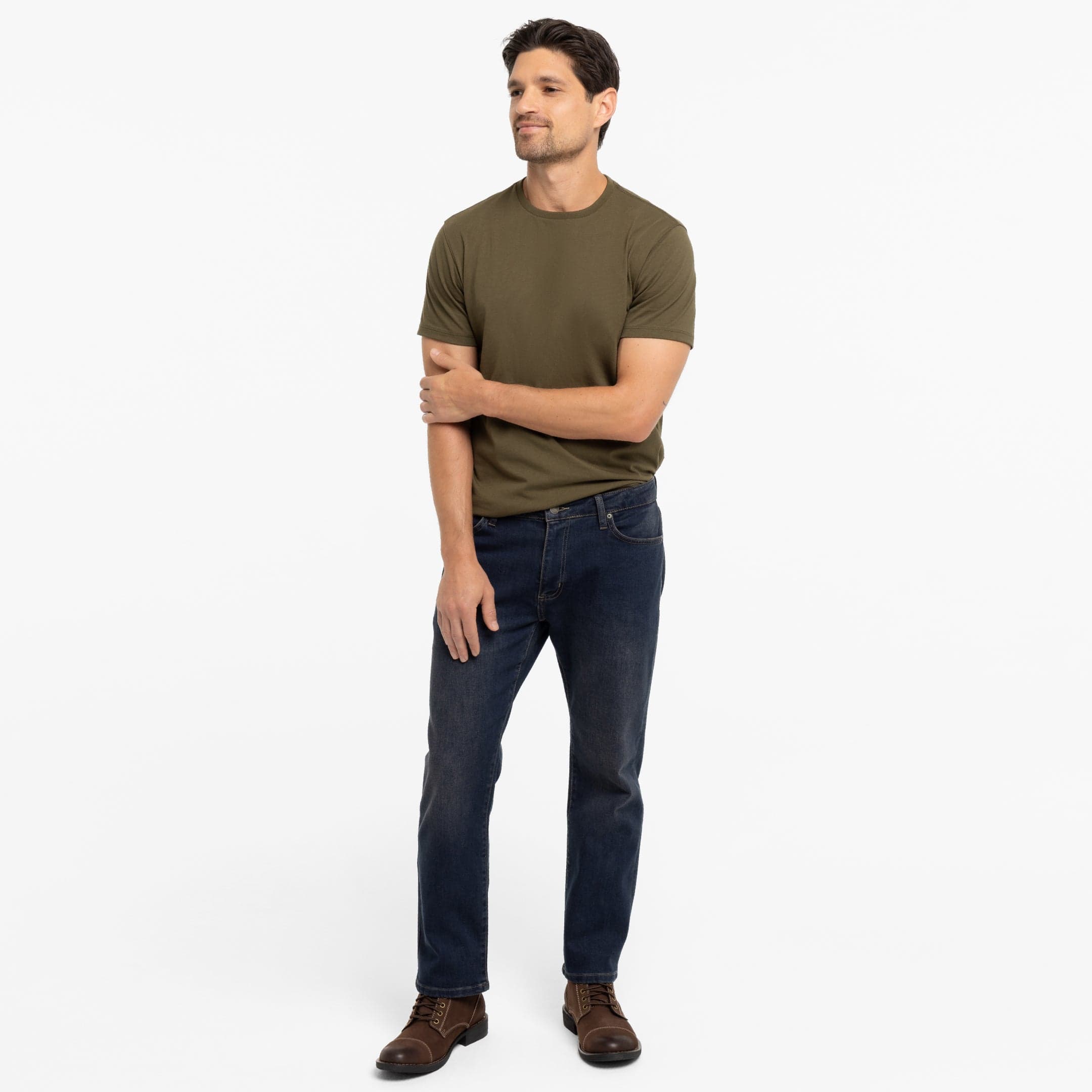 Straight Fit Dark Wash Midtown Jeans