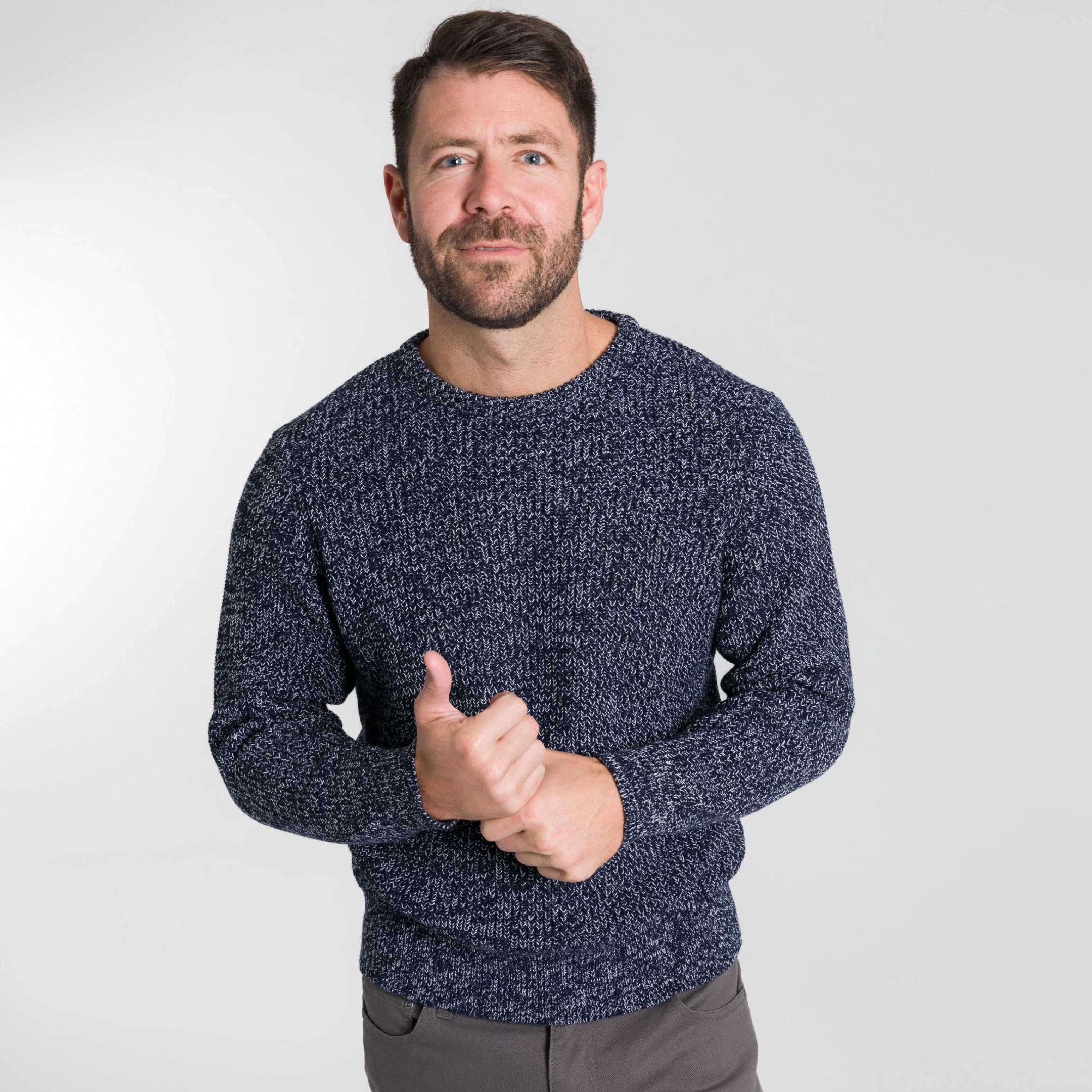 Deep Navy Knit Sweater