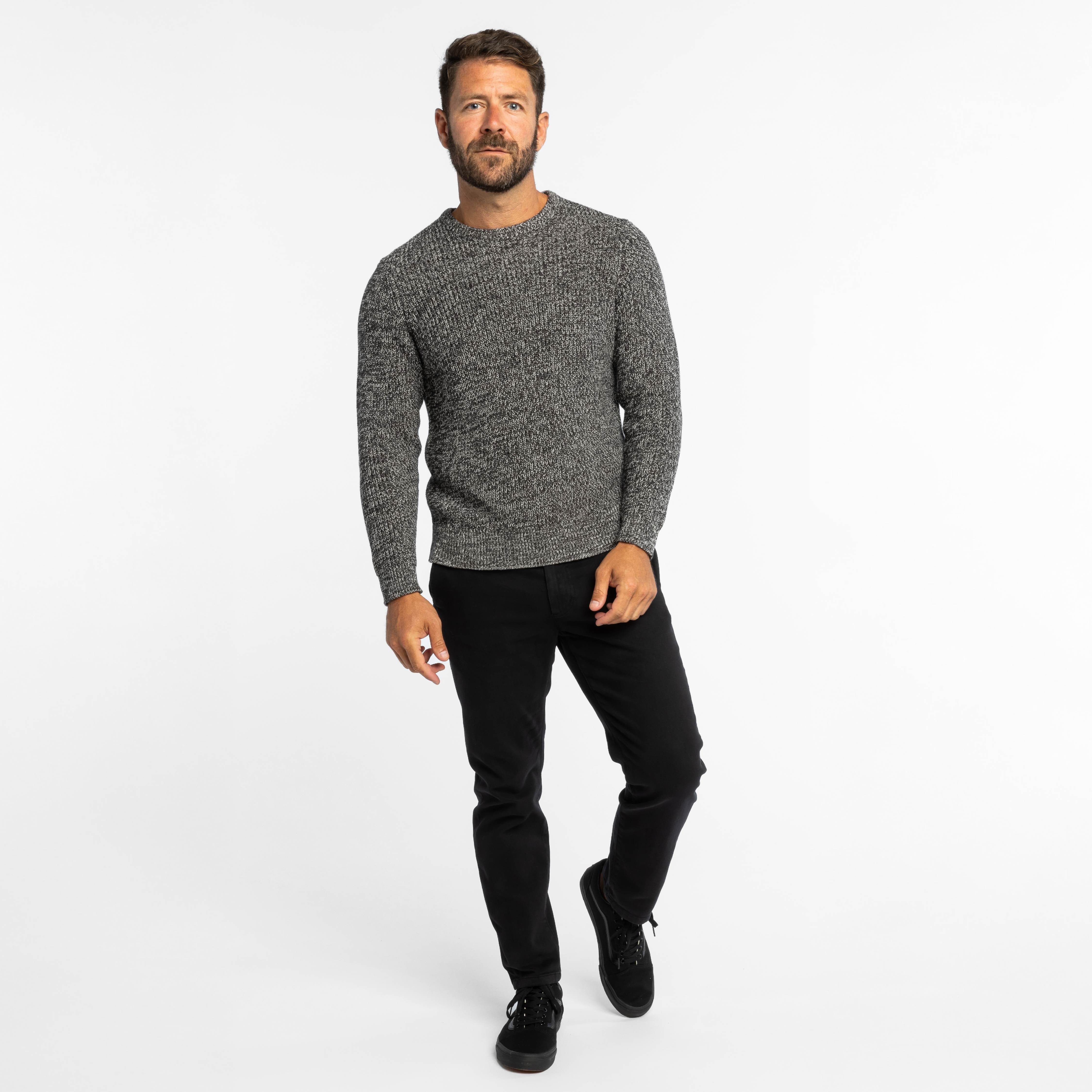 Fog Grey Knit Sweater
