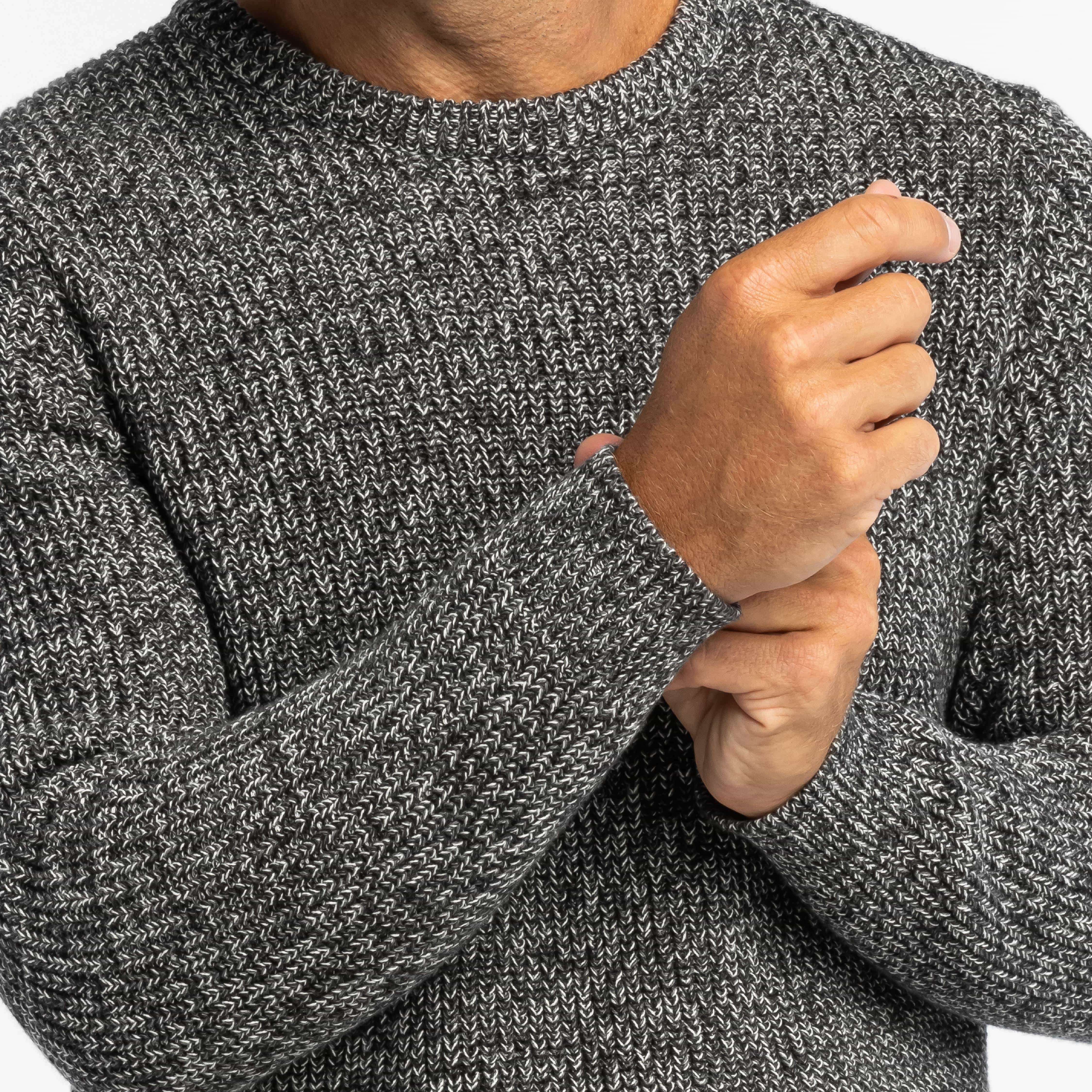 Fog Grey Knit Sweater