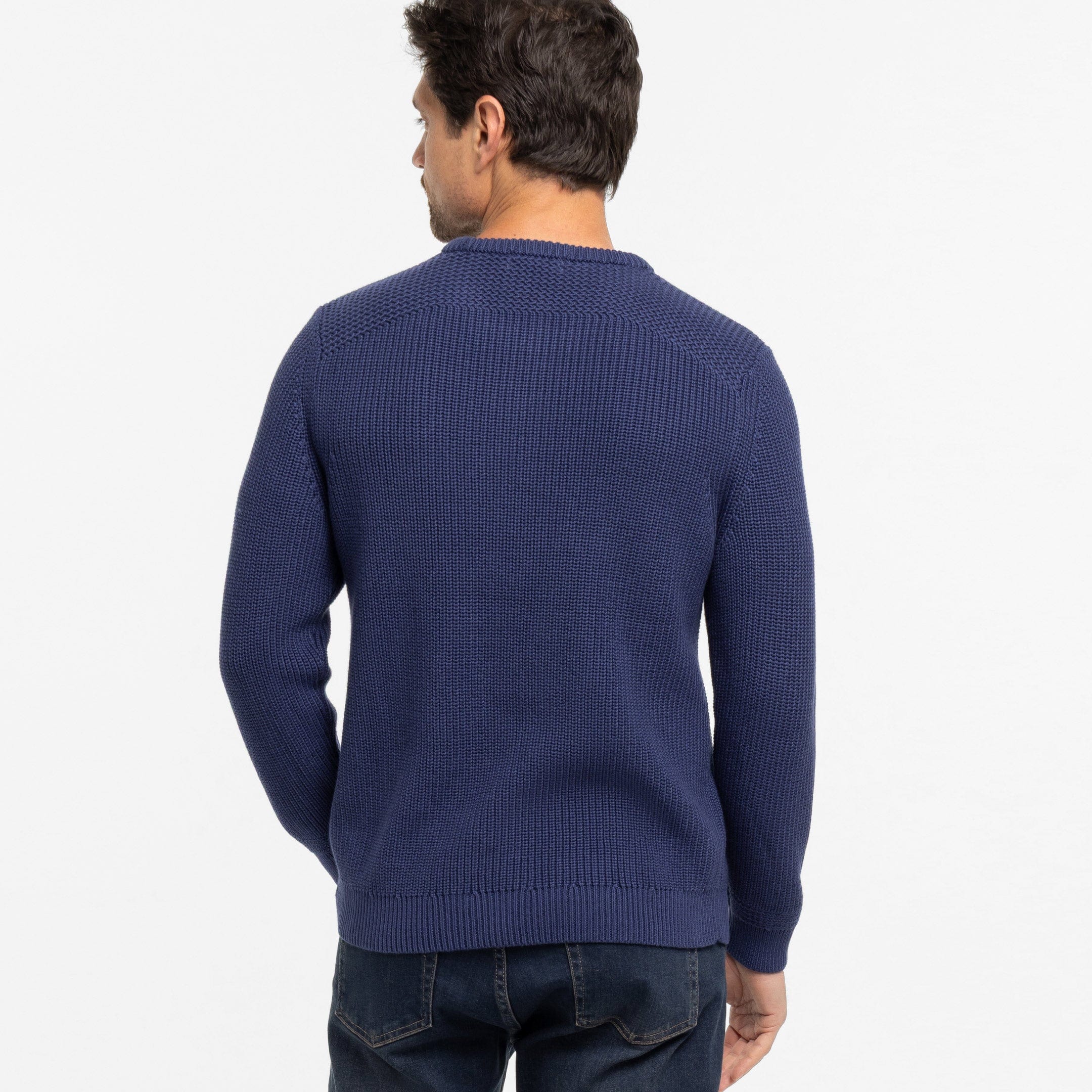 Indigo Chunky Knit Sweater