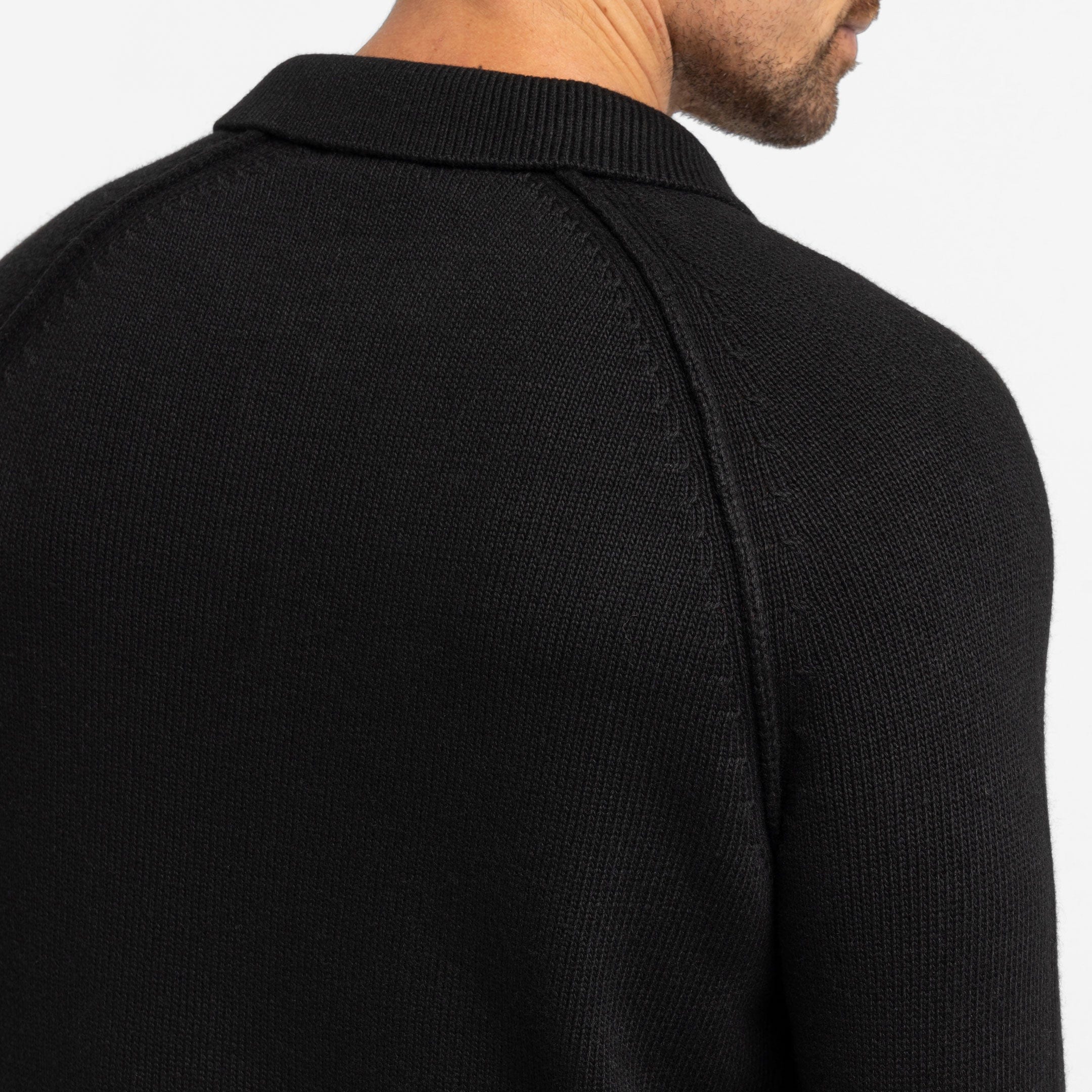 Black Sweater Polo