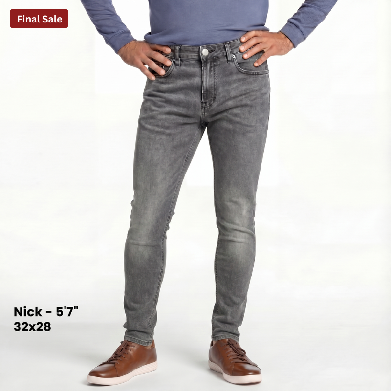 Slate Grey Hudson Jeans Slim Fit