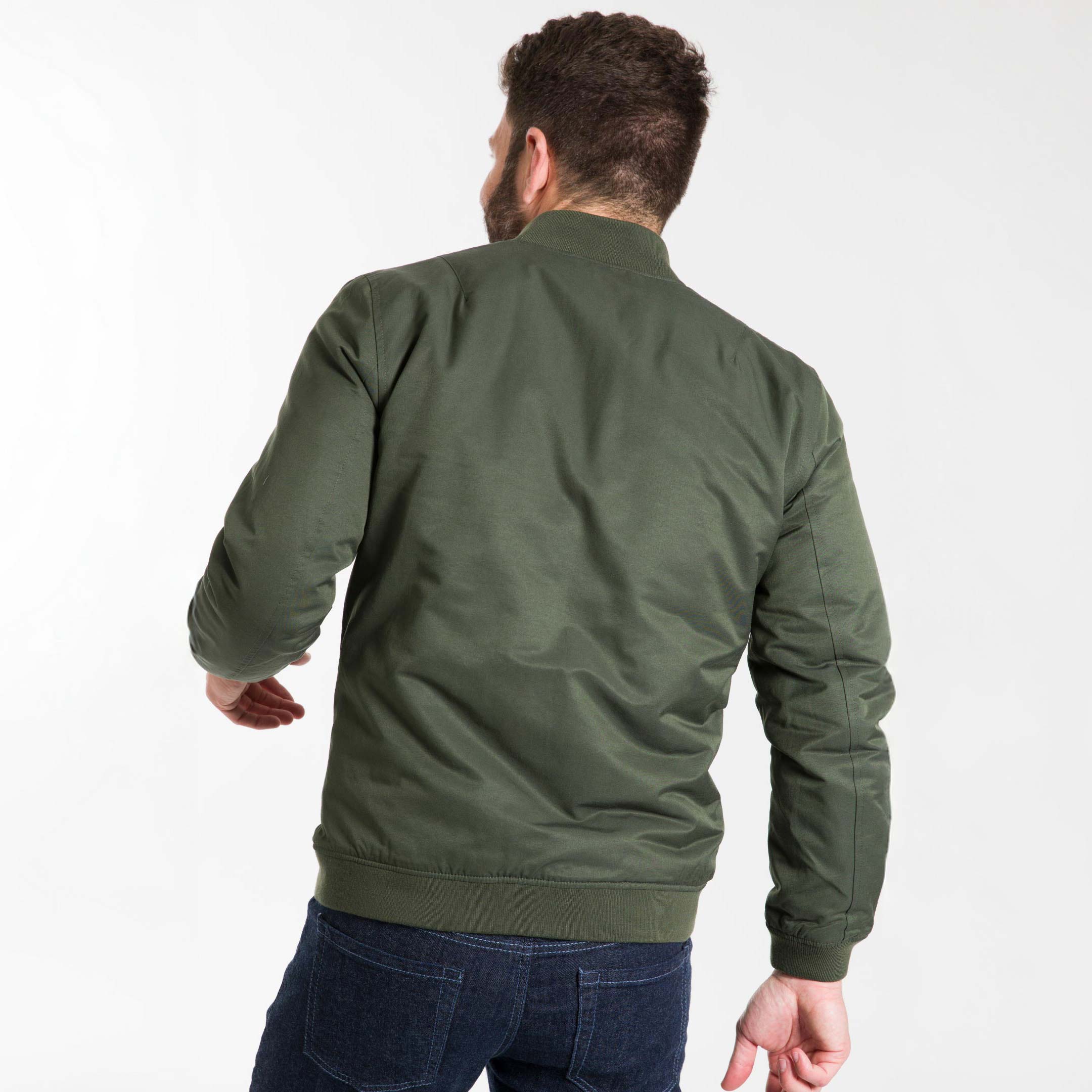 Dark Green Bomber Jacket