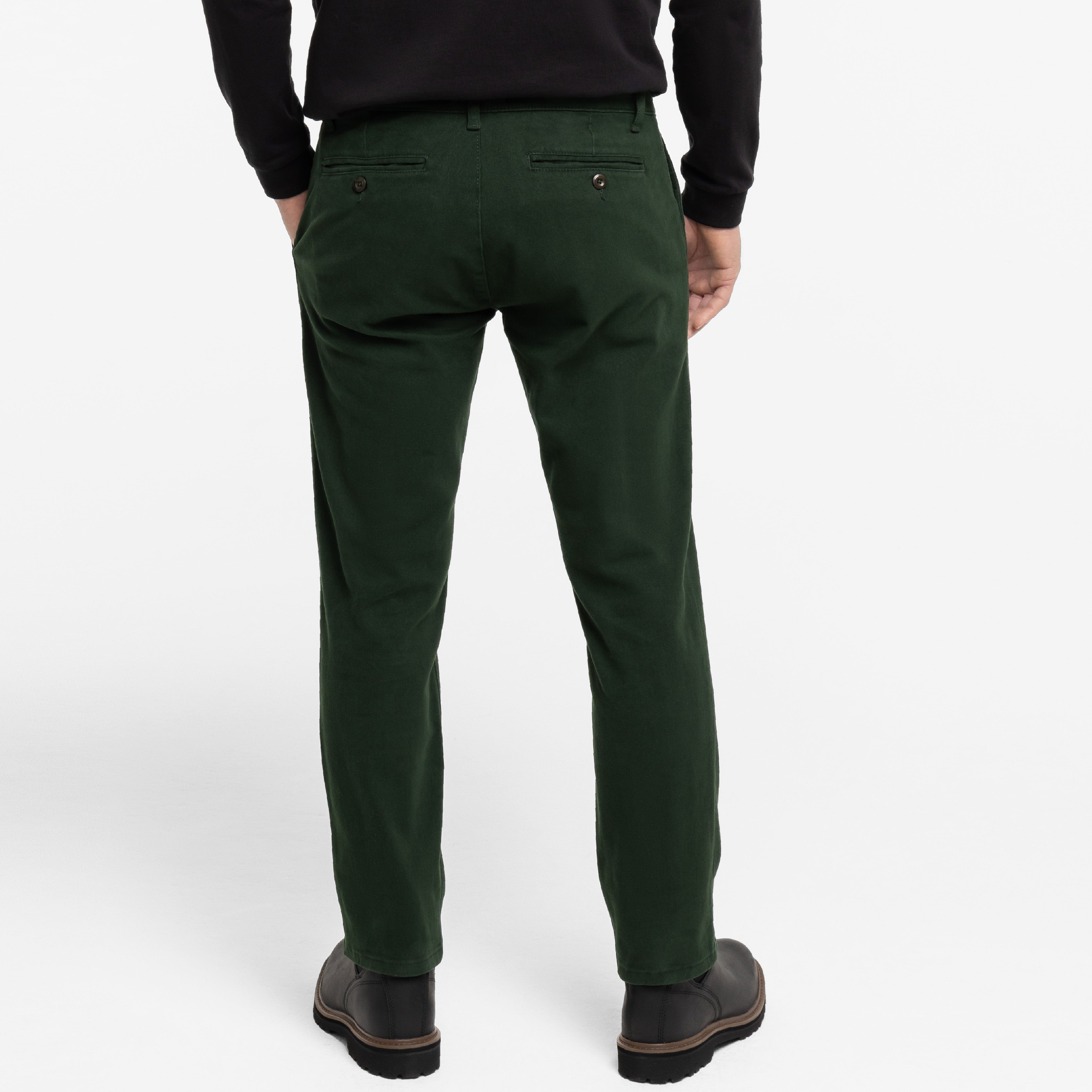 Dark Spruce Washed Stretch Chino