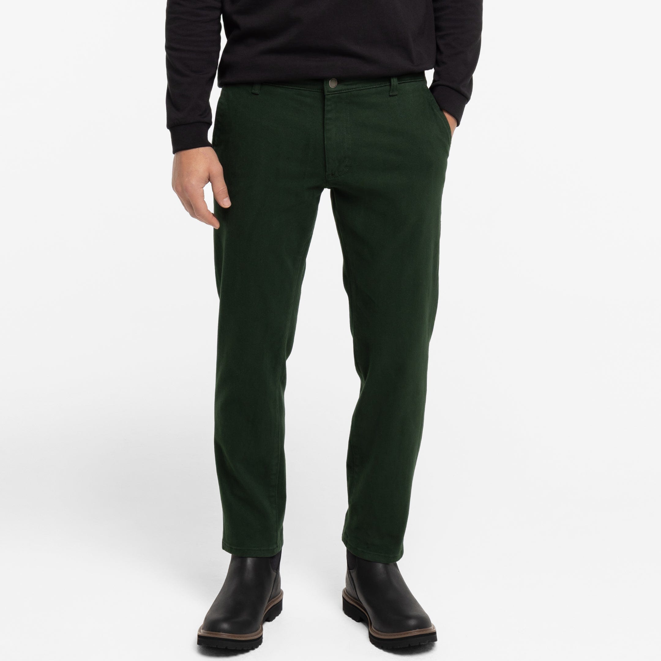 Dark Spruce Washed Stretch Chino