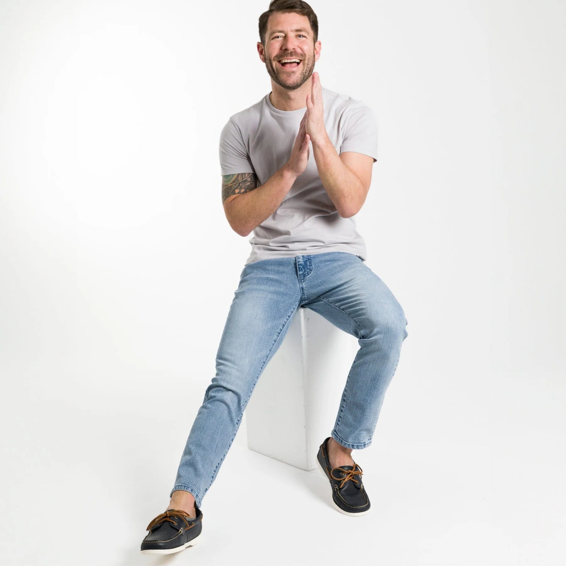 Full Ridge Jean - Light Blue