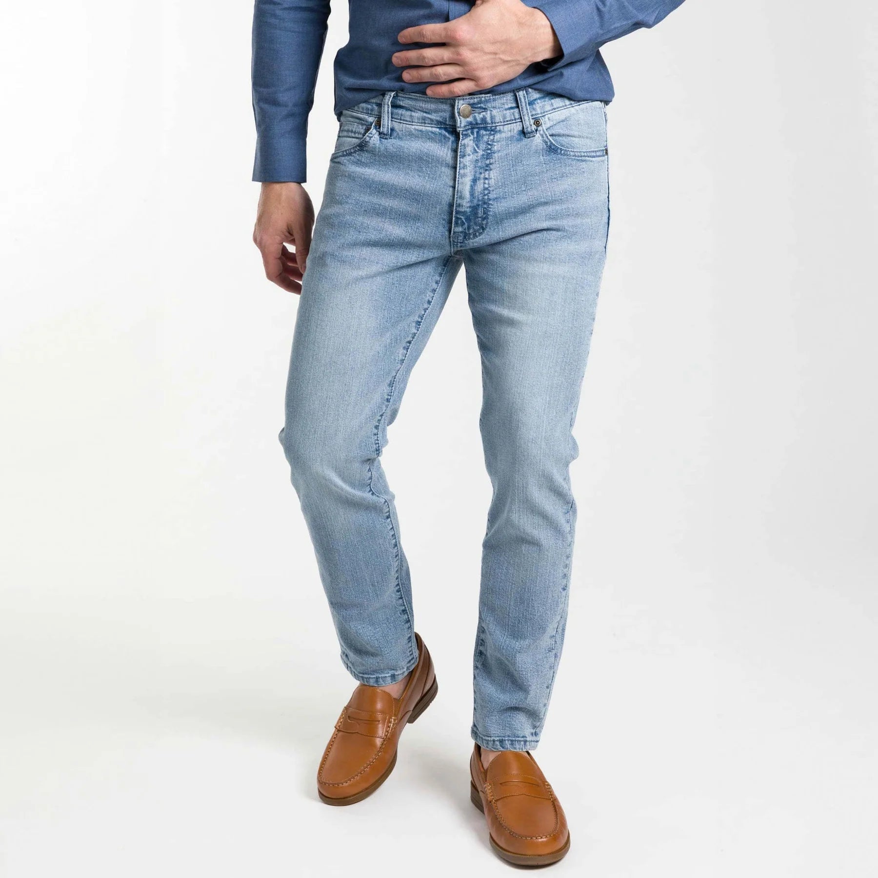 Full Ridge Jean - Light Blue