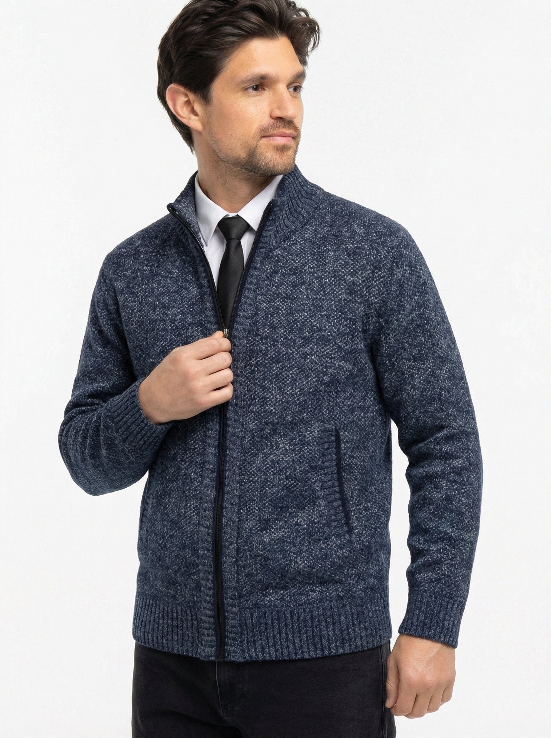 Classic Zip Cardigan