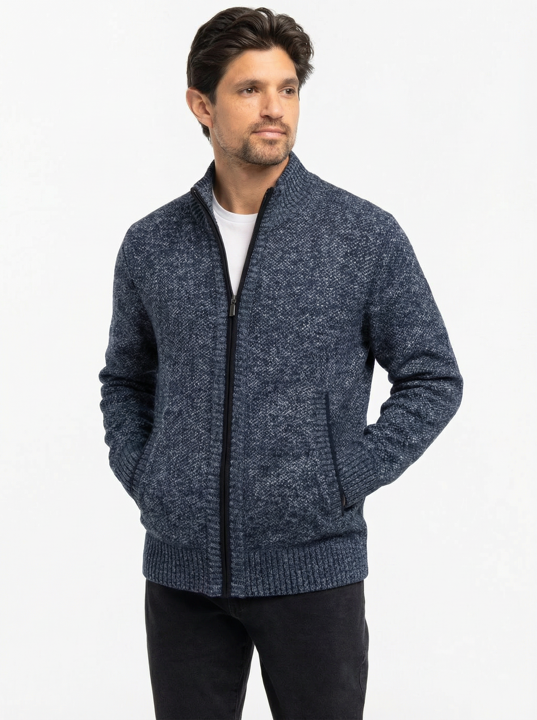 Classic Zip Cardigan