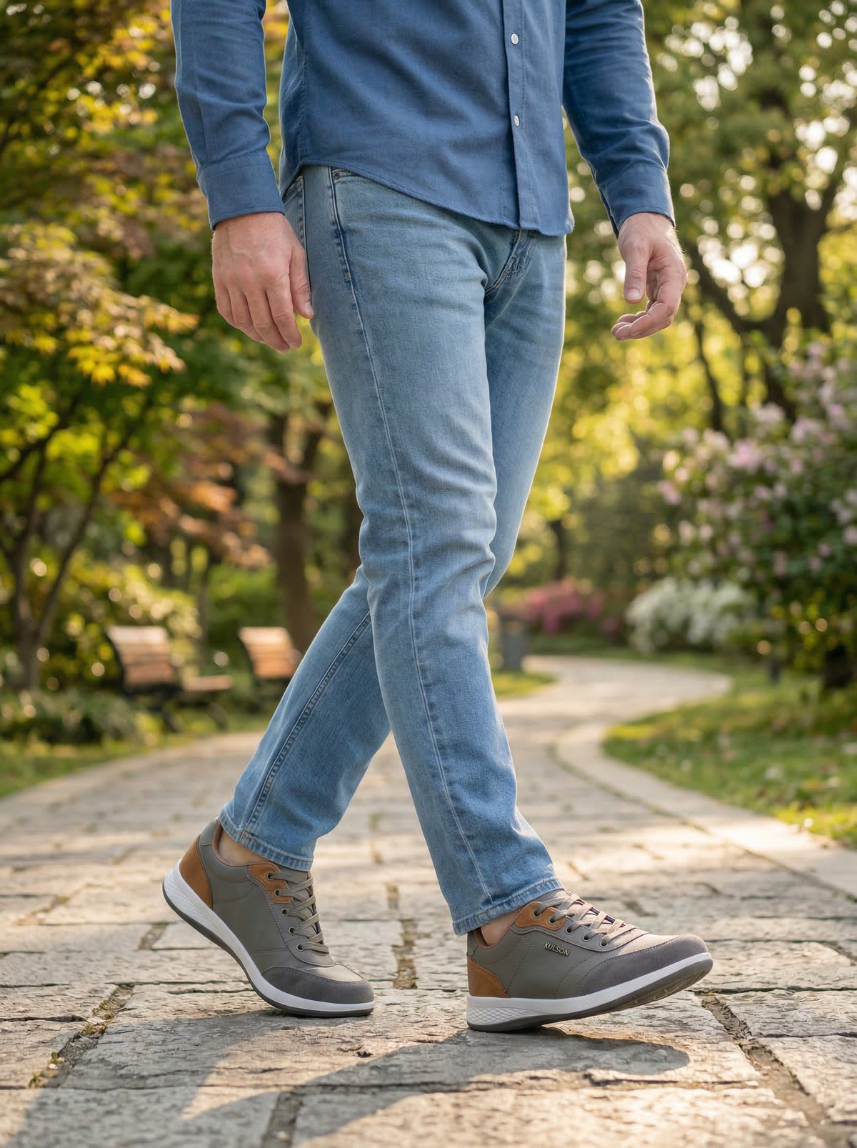 Weston Classic Trainer – Slate Grey
