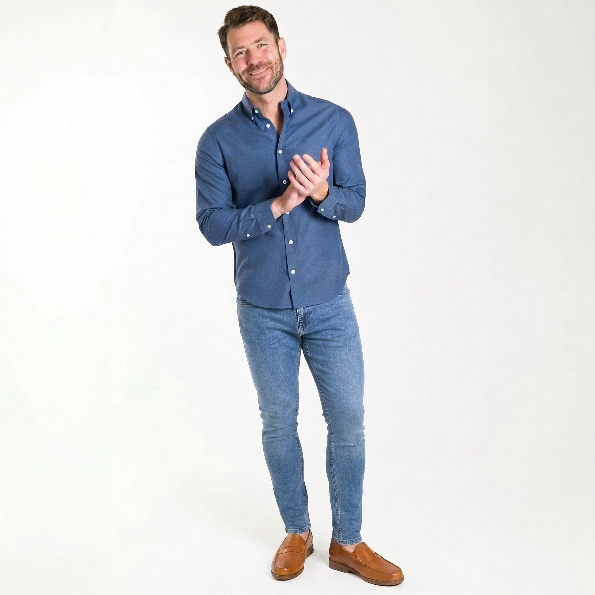 Light Wash Hudson Jeans Slim Fit