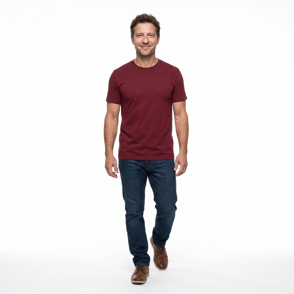 Premium Tailrd Tee - Burgundy