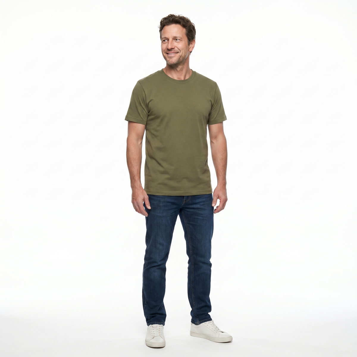 Premium Tailrd Tee - Army Green