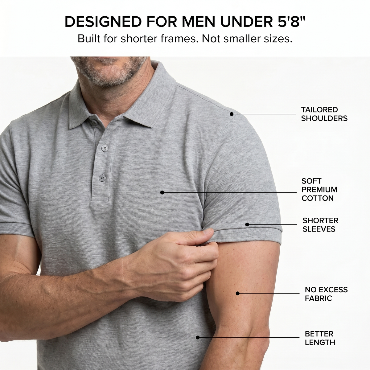 Tailrd Polo - grey