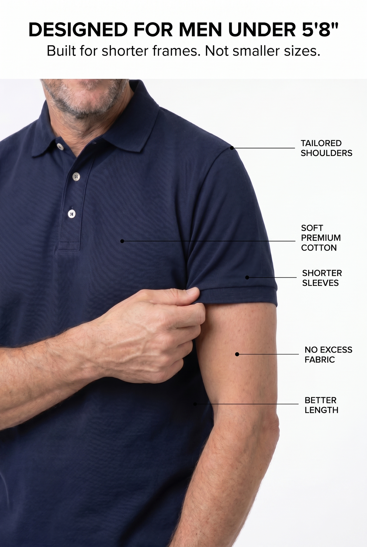 Tailrd Polo - Navy