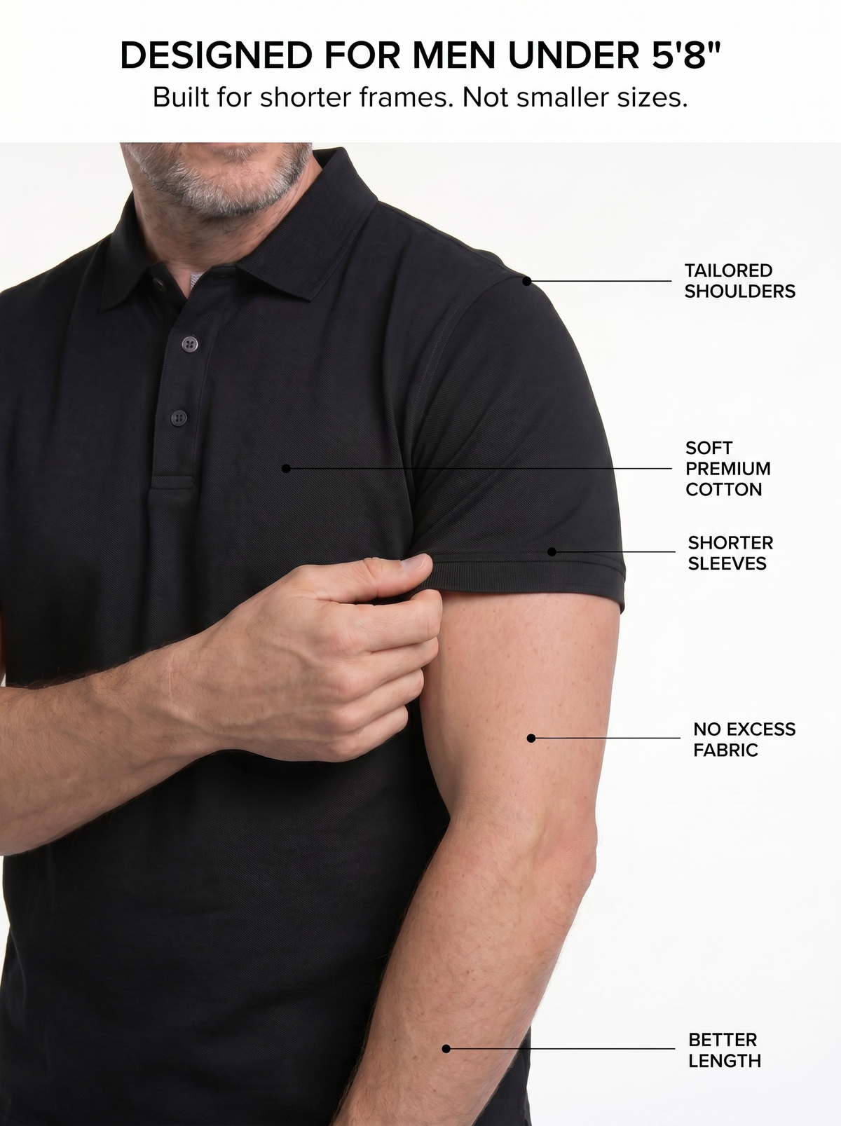 Tailrd Polo - Black