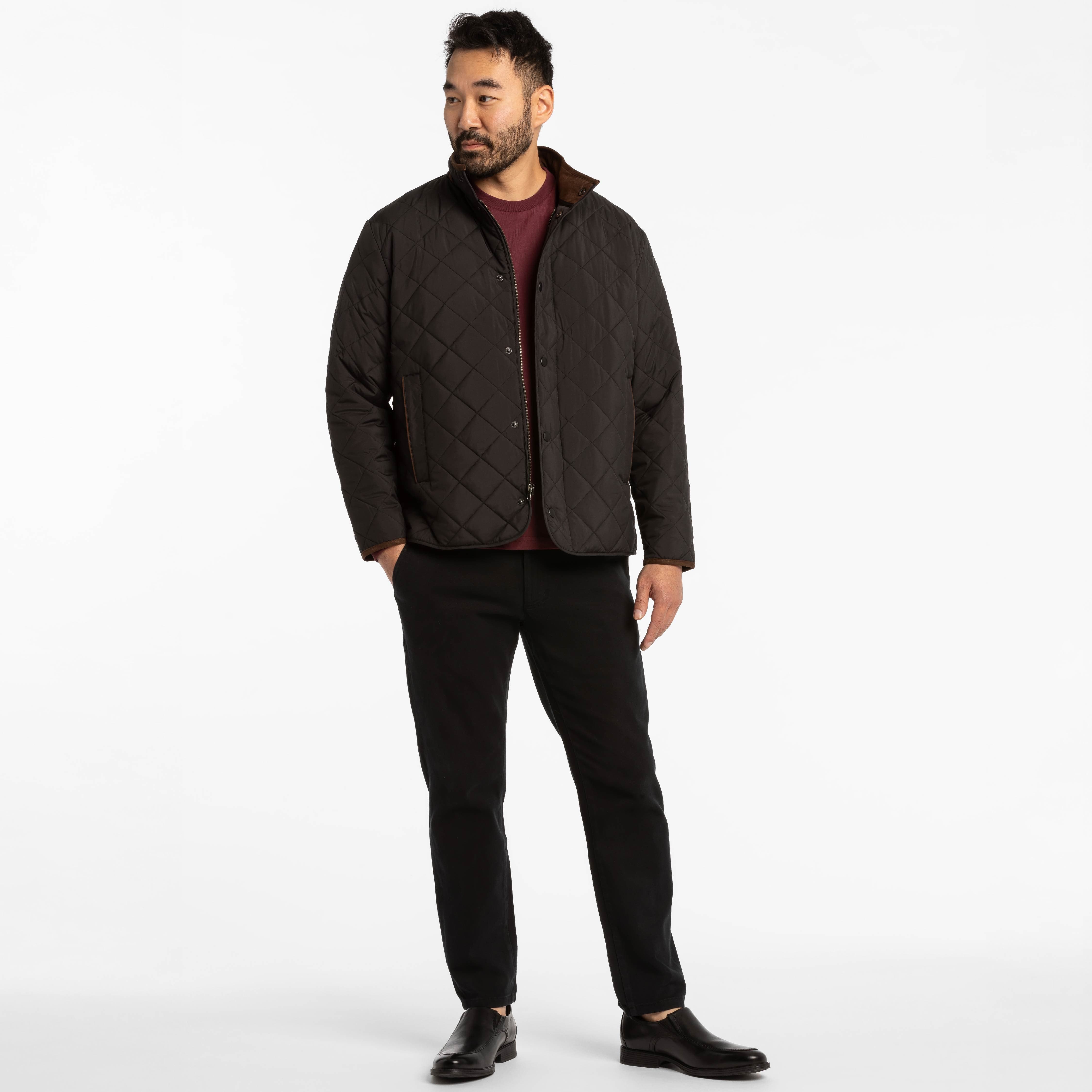 Black Quilted Jacket