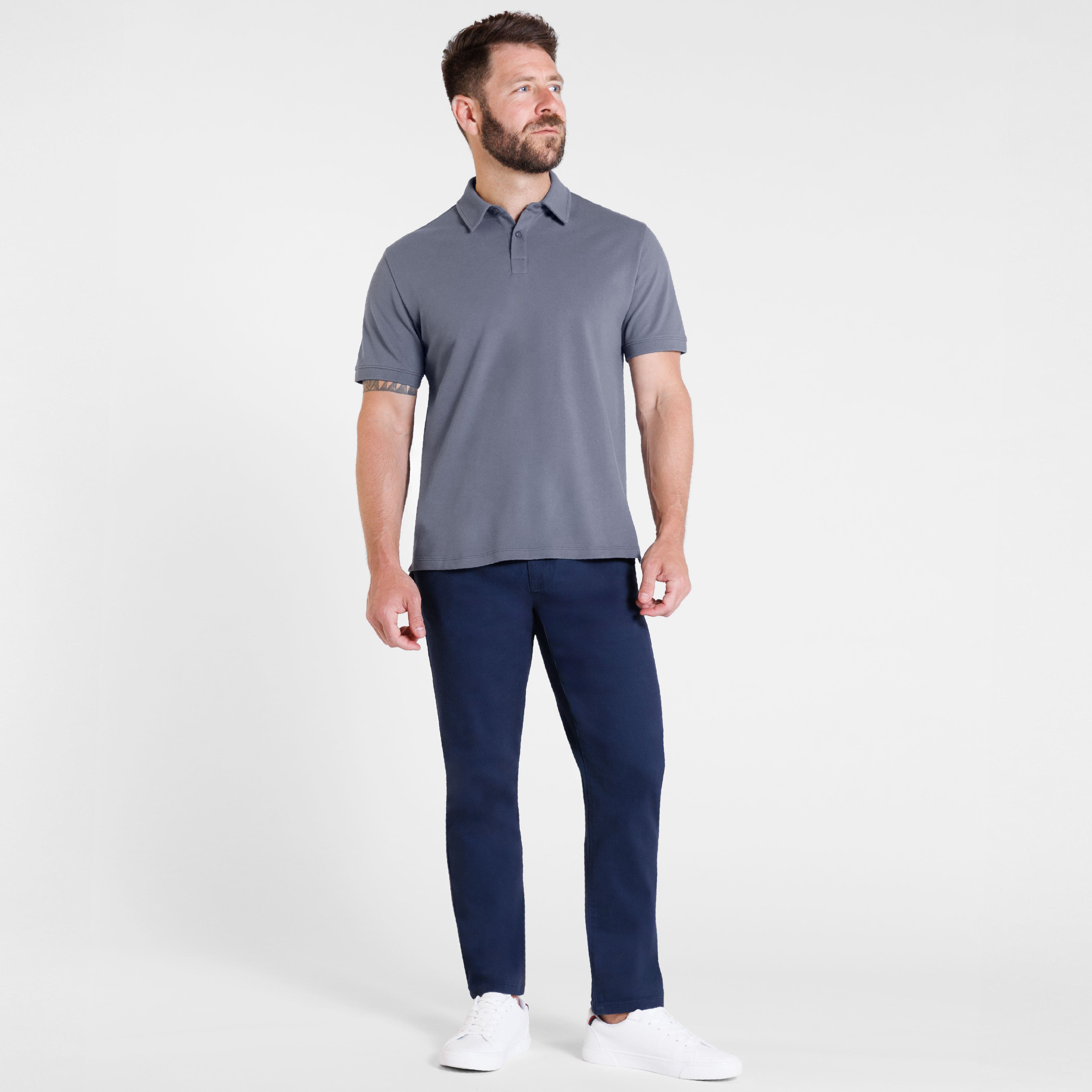 Steel Pique Daily Polo