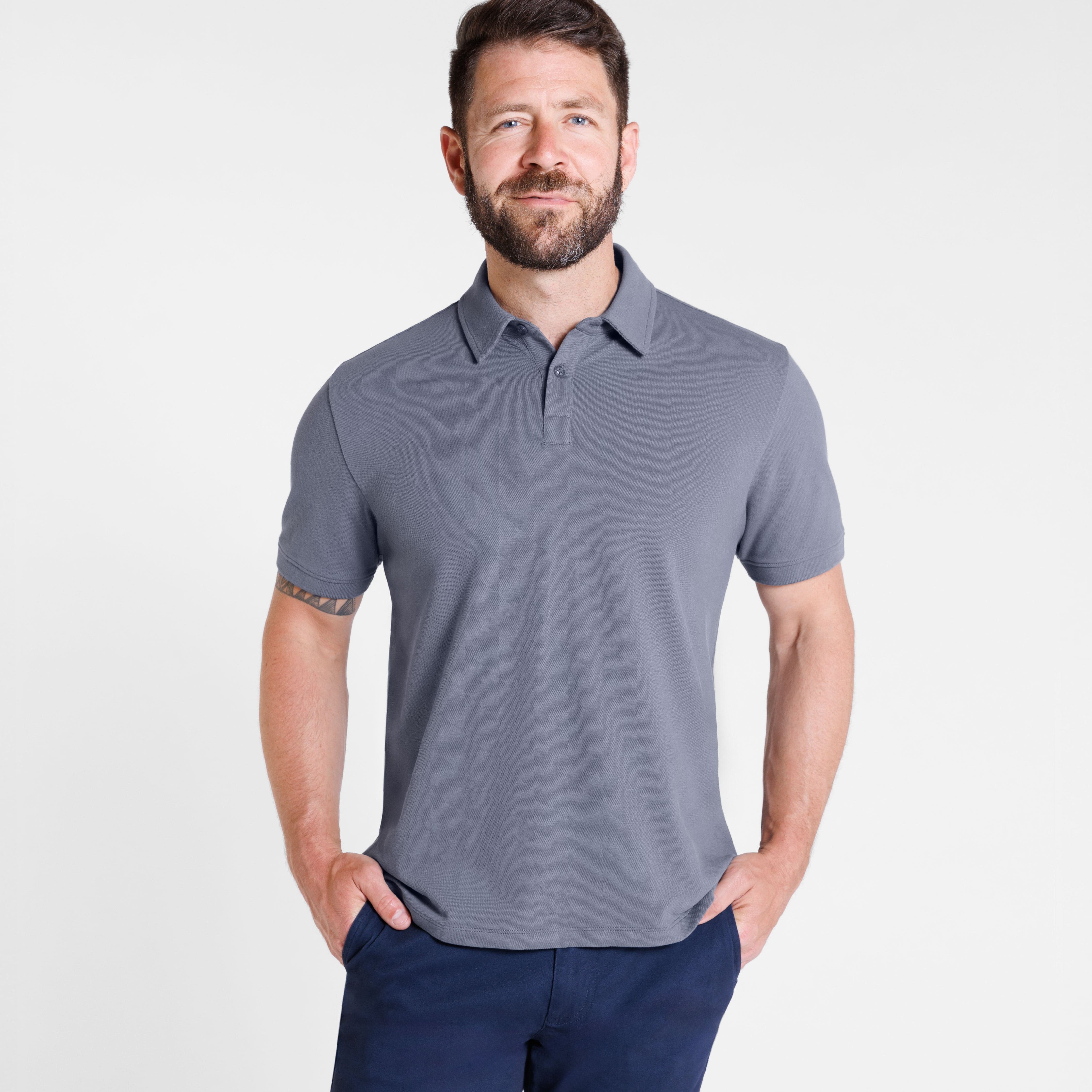 Steel Pique Daily Polo