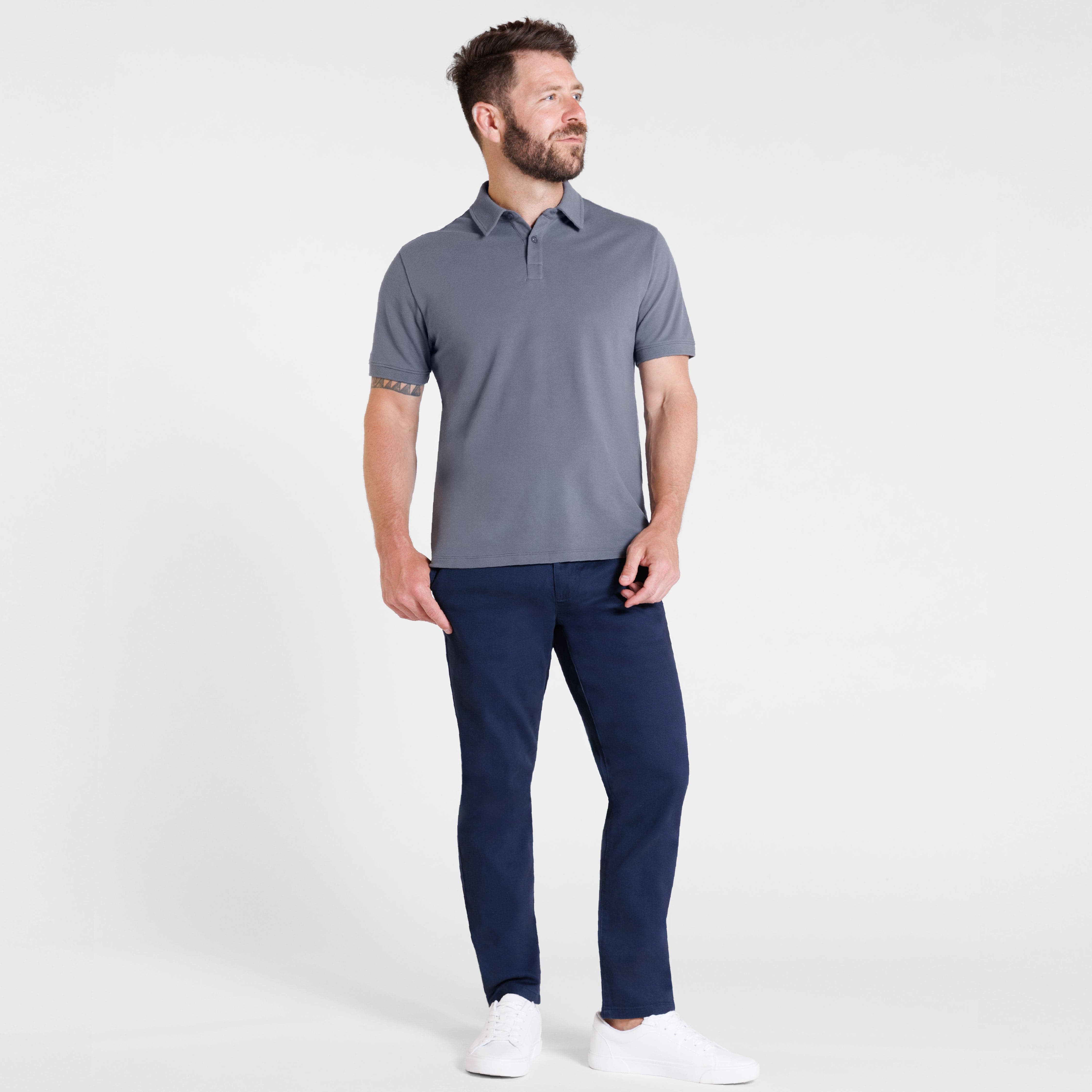 Steel Pique Daily Polo